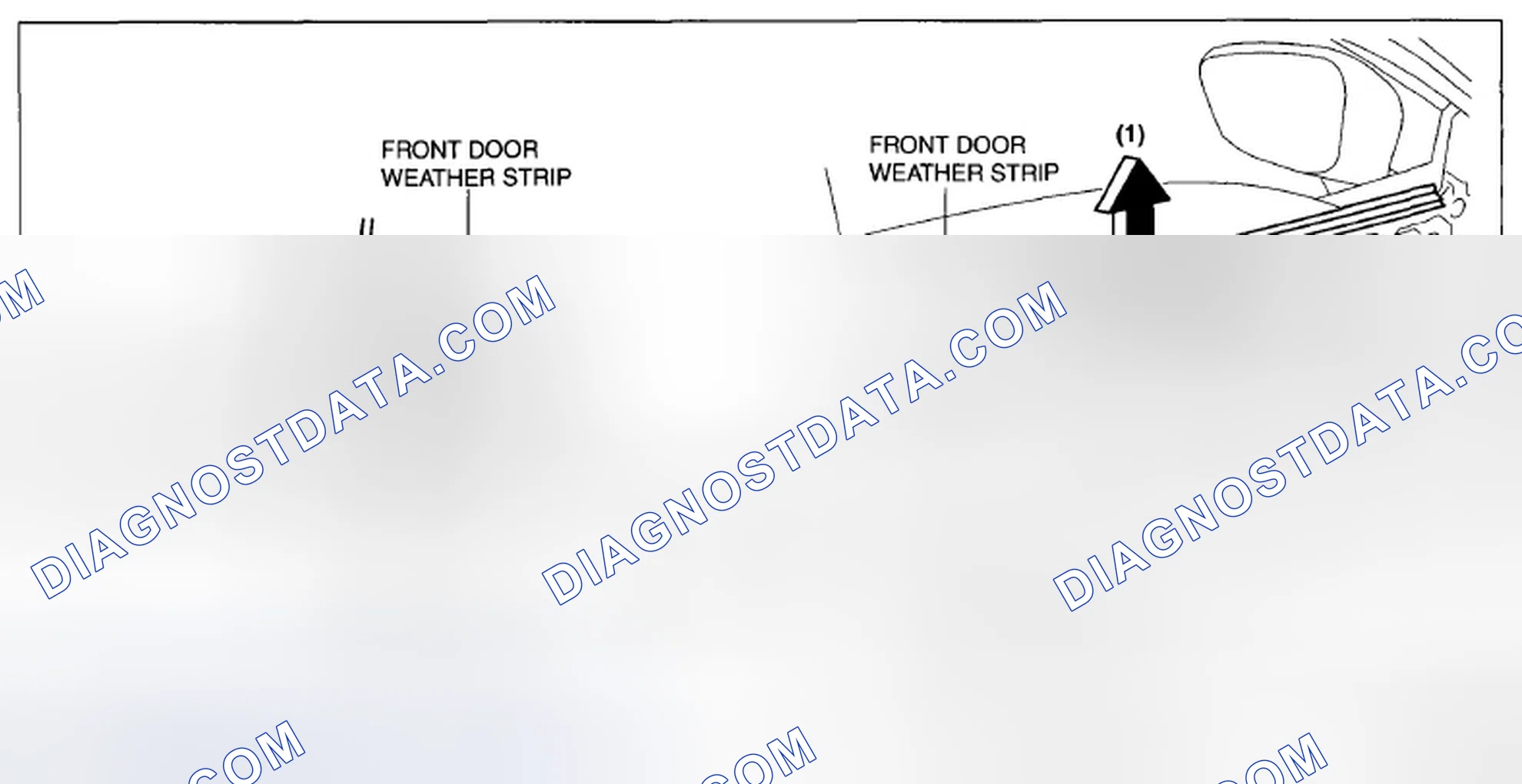 Scheme 1: FRONT DOOR GLASS REMOVAL/INSTALLATION