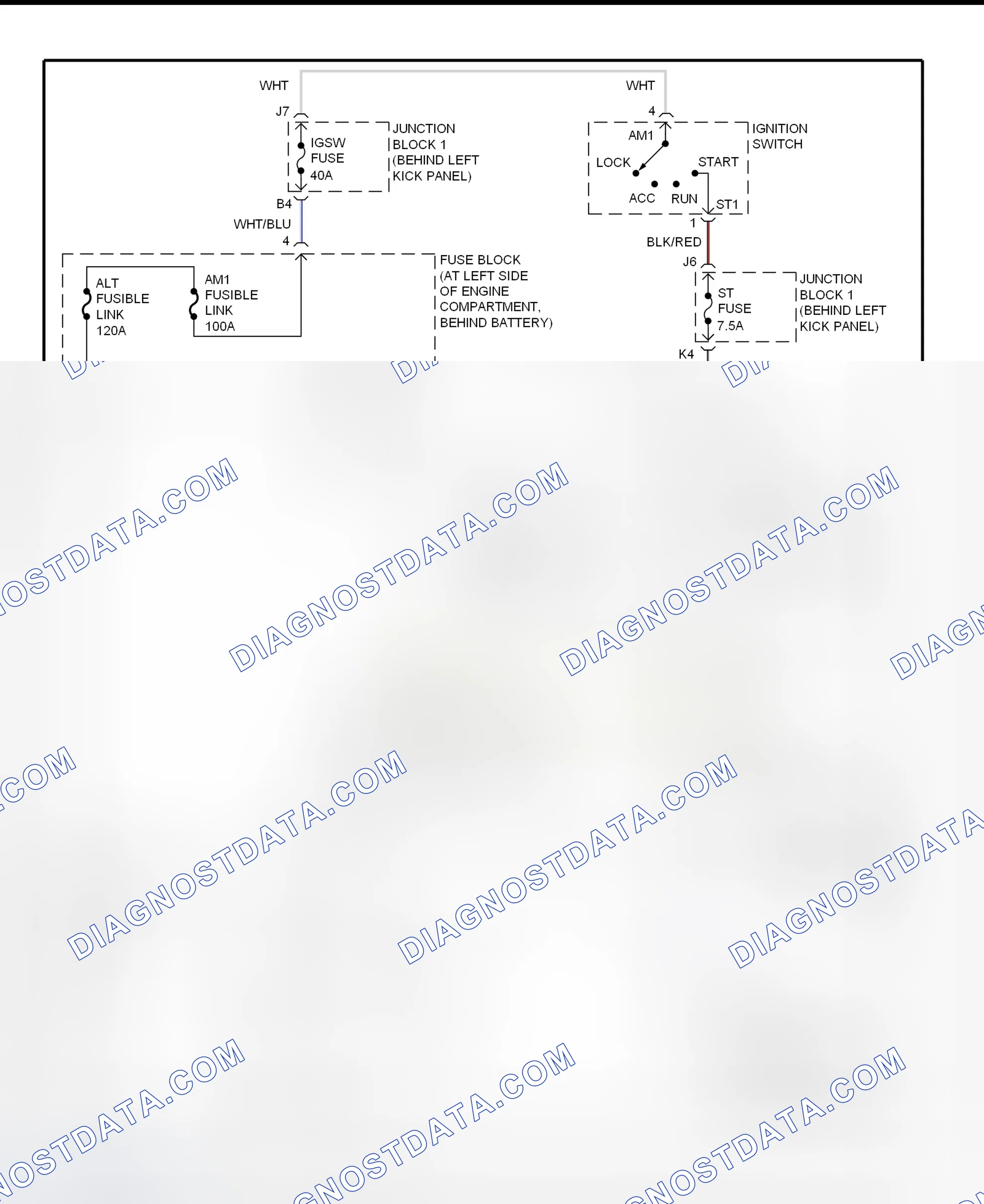 Scheme 11: Starting System Wiring Diagram (SC300)