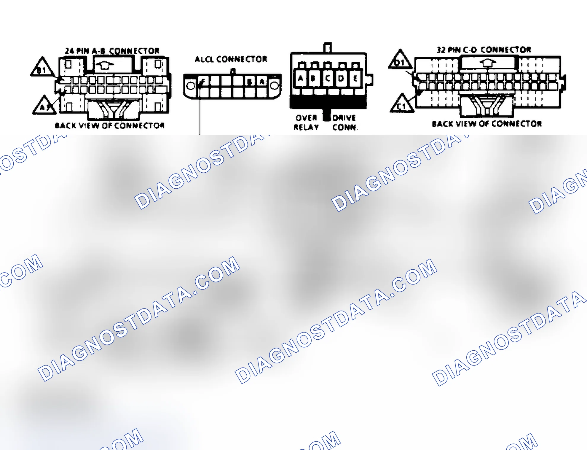 Scheme 578: Schematic C8B, Manual Trans. With Overdrive (5.7L)