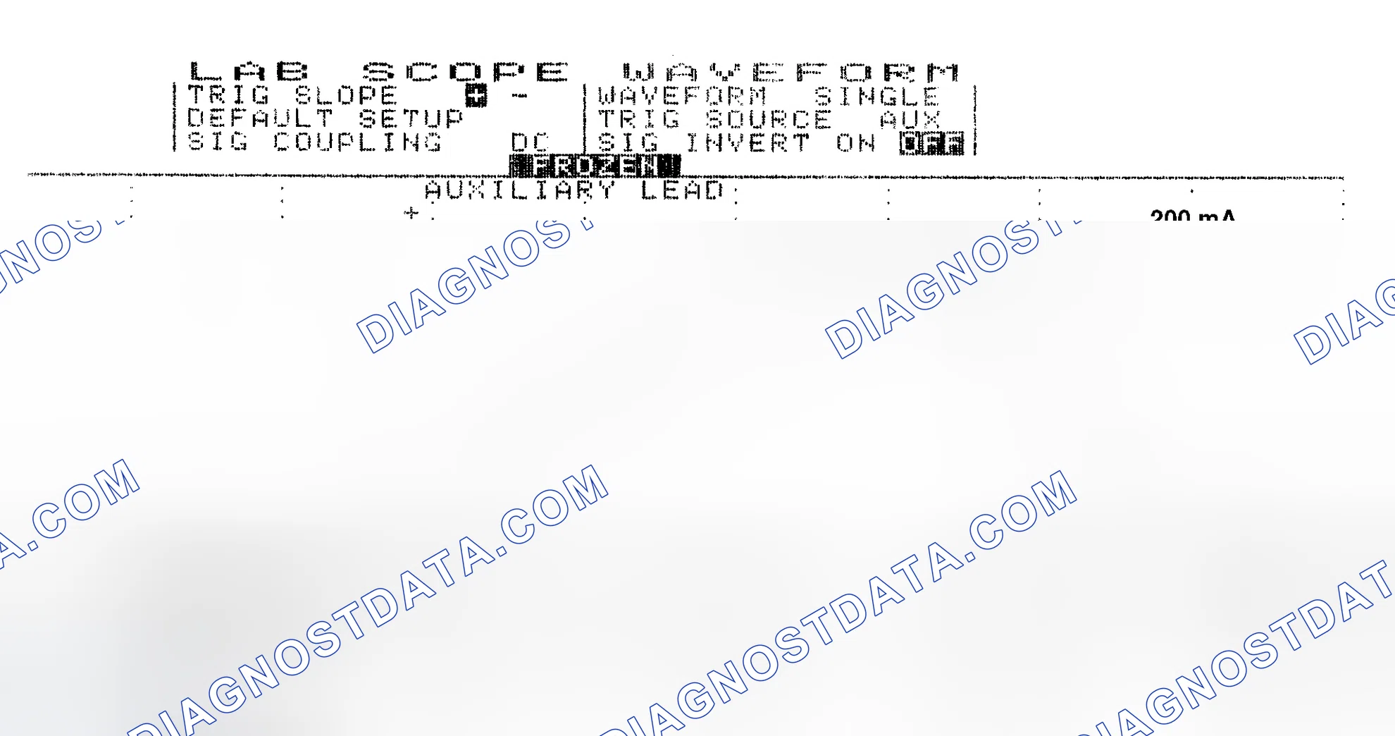 Scheme 13: Single Injector w/Normal Current Flow - Current Pattern