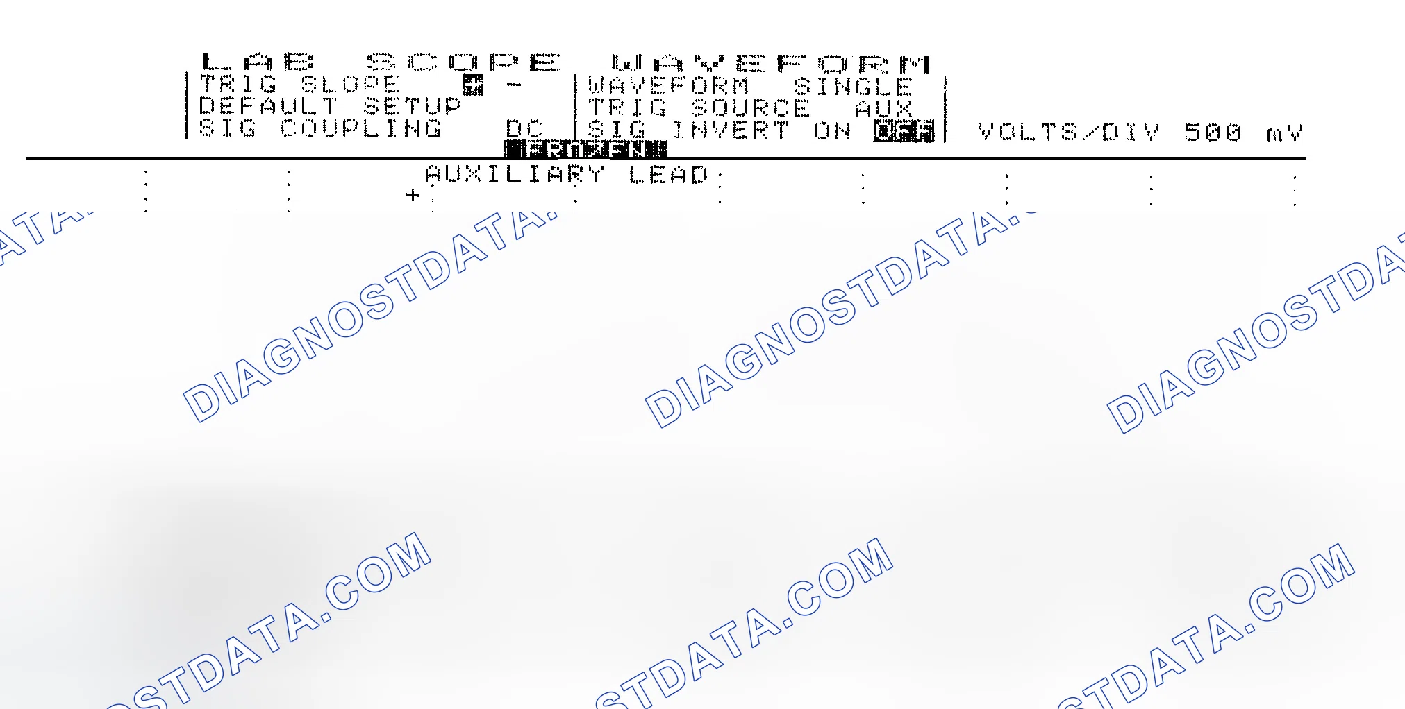 Scheme 14: Single Injector w/Excessive Current Flow - Current Pattern