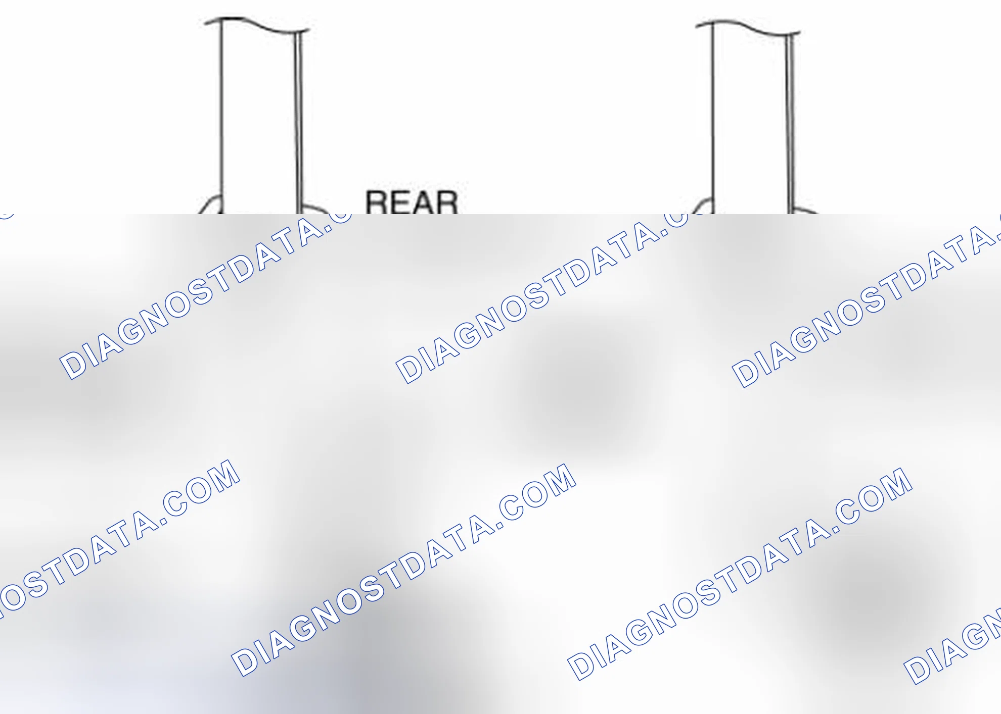 Scheme 15: Rear Center Seat Belt Installation Note