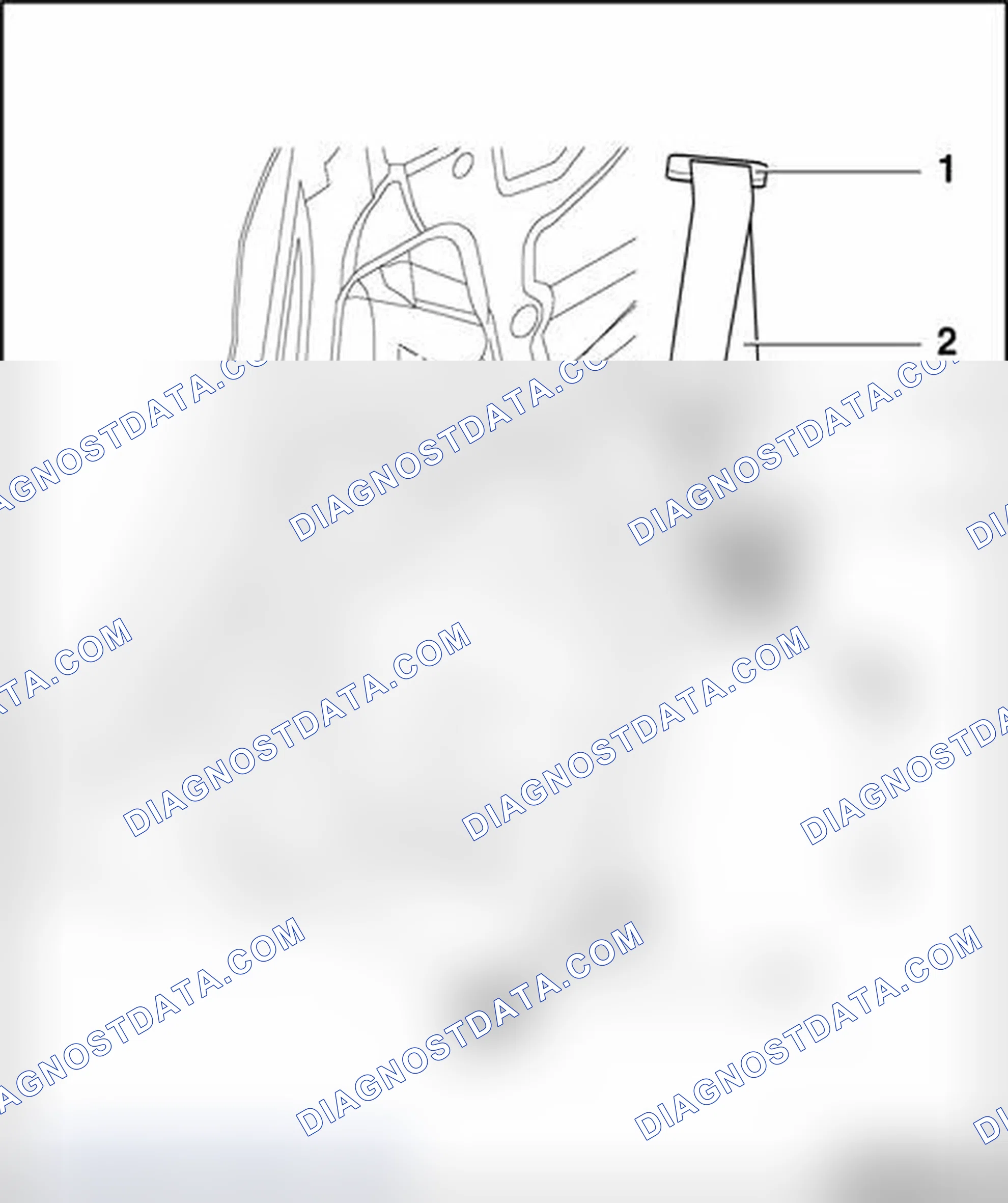 Scheme 43: Front 3-point seat belt with belt tensioner, assembly overivew