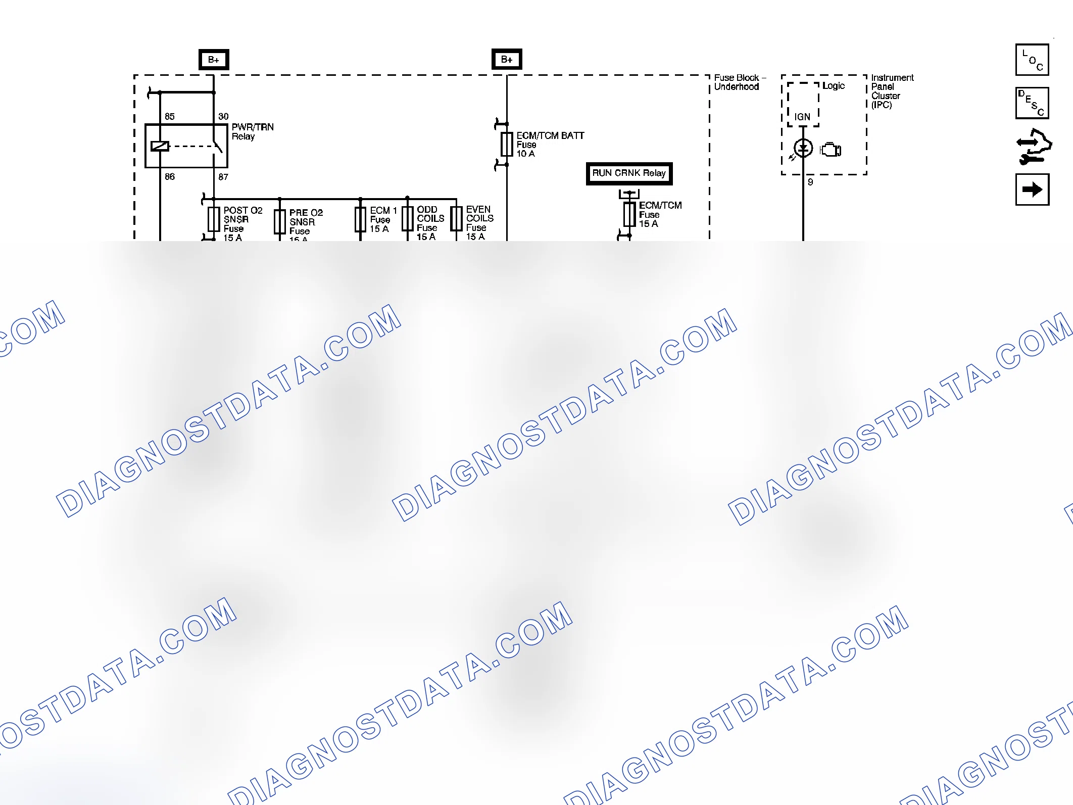 Scheme 55: Engine Controls Schematics