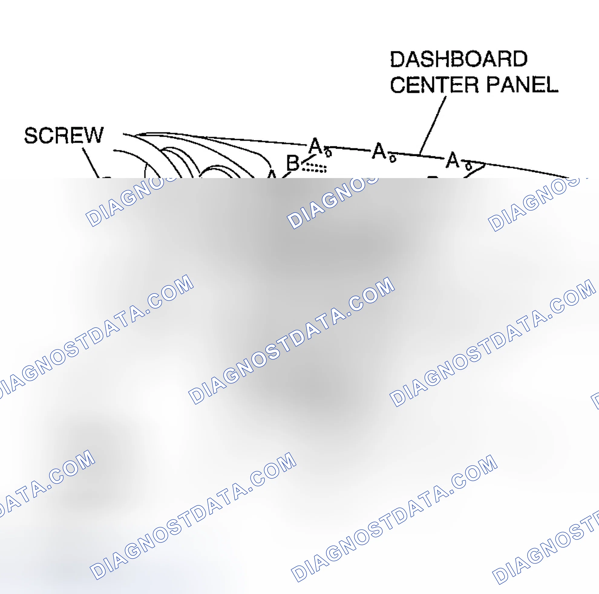 Scheme 67: DASHBOARD CENTER PANEL REMOVAL/INSTALLATION