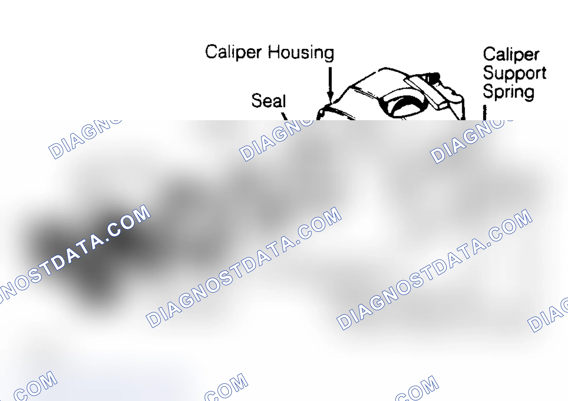 Scheme 31: Exploded View of Bendix Sliding Caliper Assembly