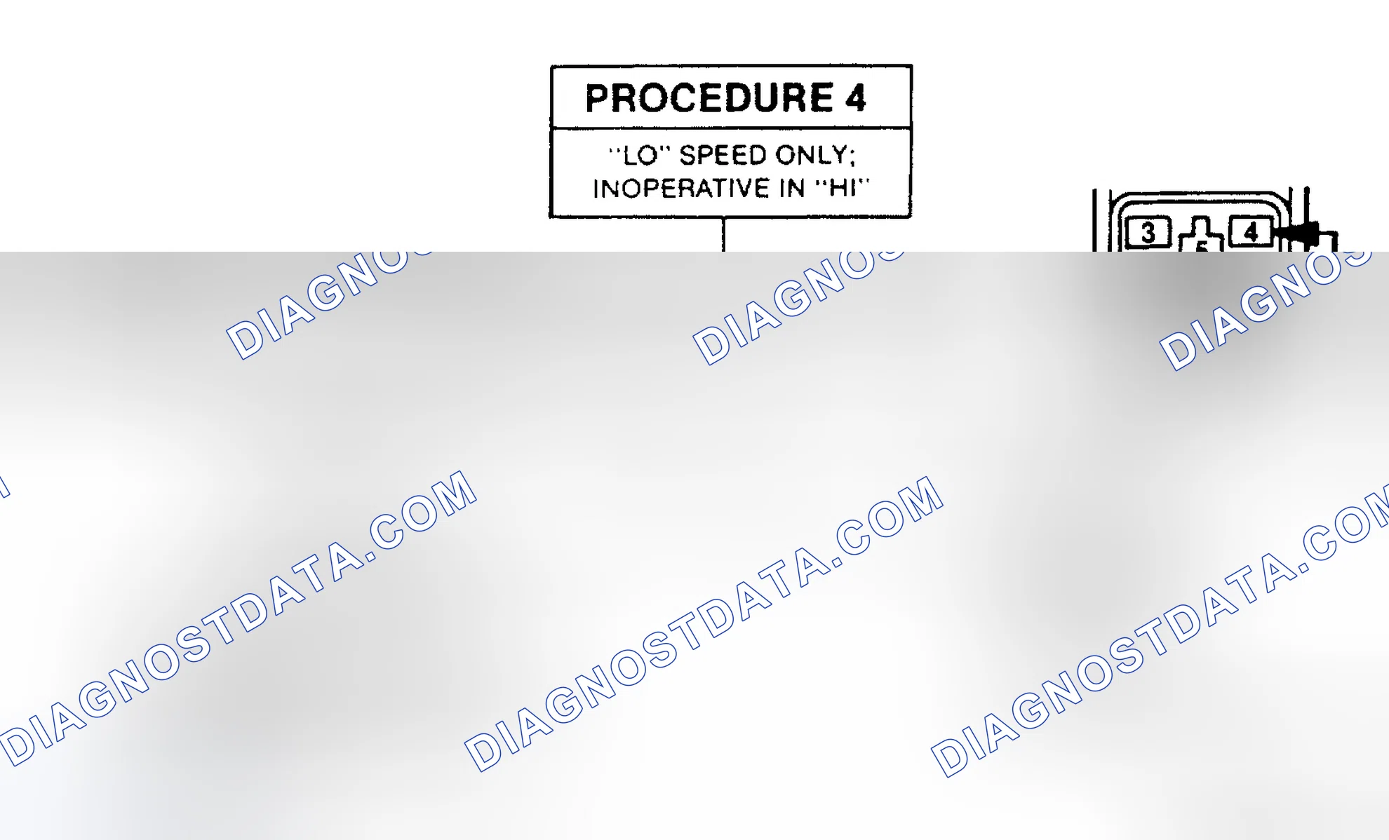Scheme 6: FRONT - "LO" SPEED ONLY, INOPERATIVE IN "HI"