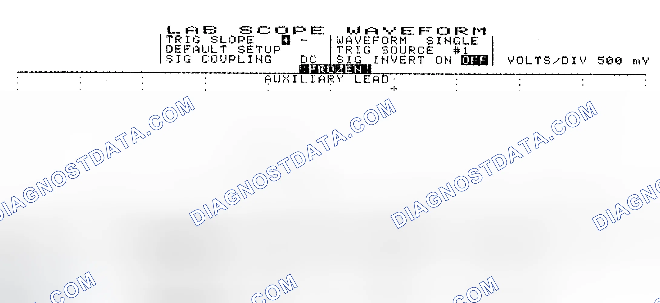 Scheme 10: Single Injector w/Excessive Current Flow - Current Pattern