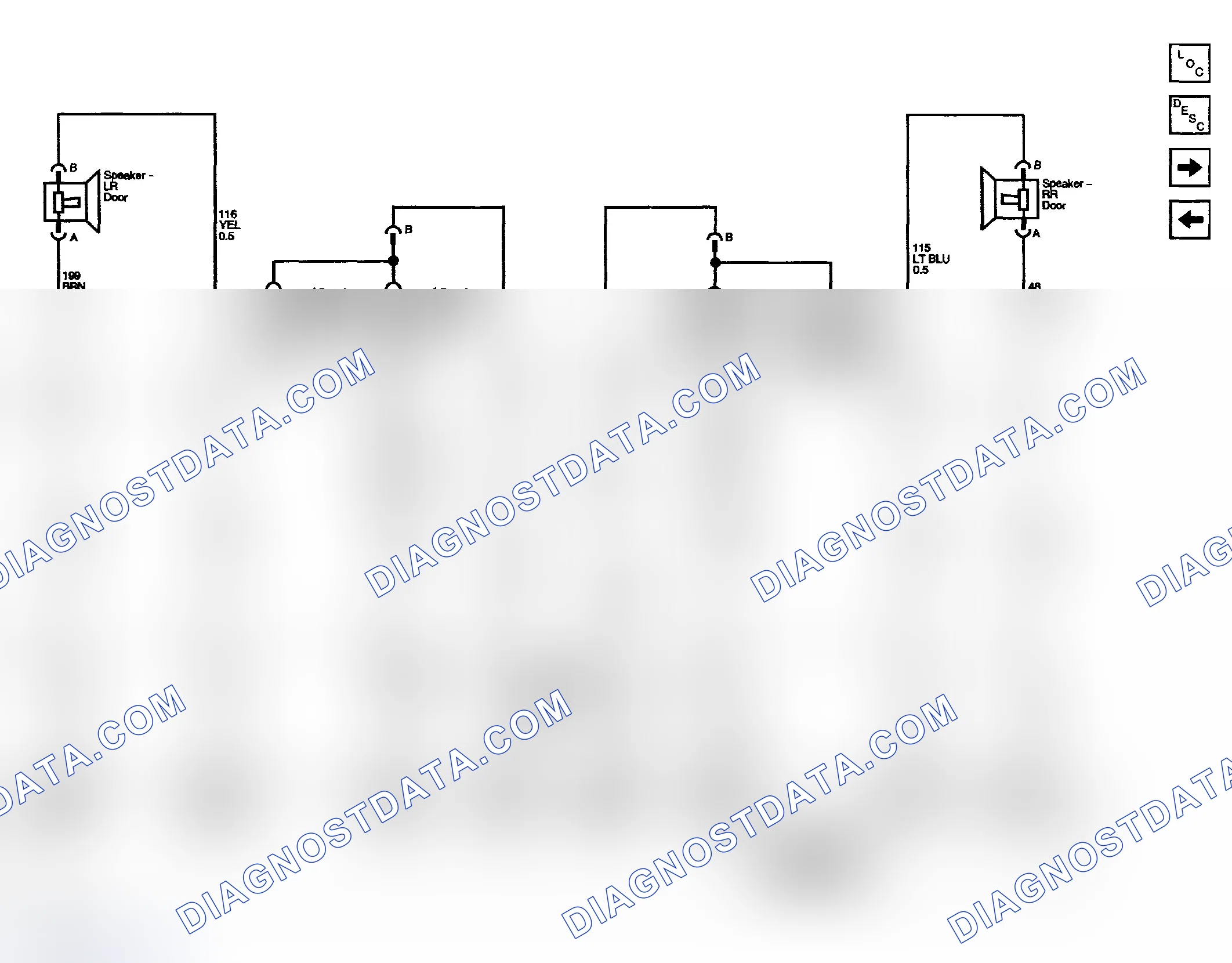 Scheme 3: Radio/Audio System Schematics (Base Radio - W/O Rear Seat Audio)