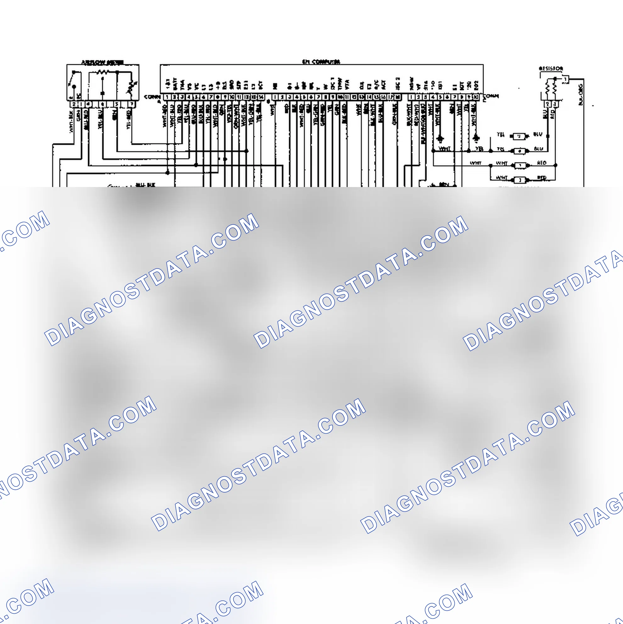Scheme 54: EFI/TCCS Wiring Diagram (Camry)