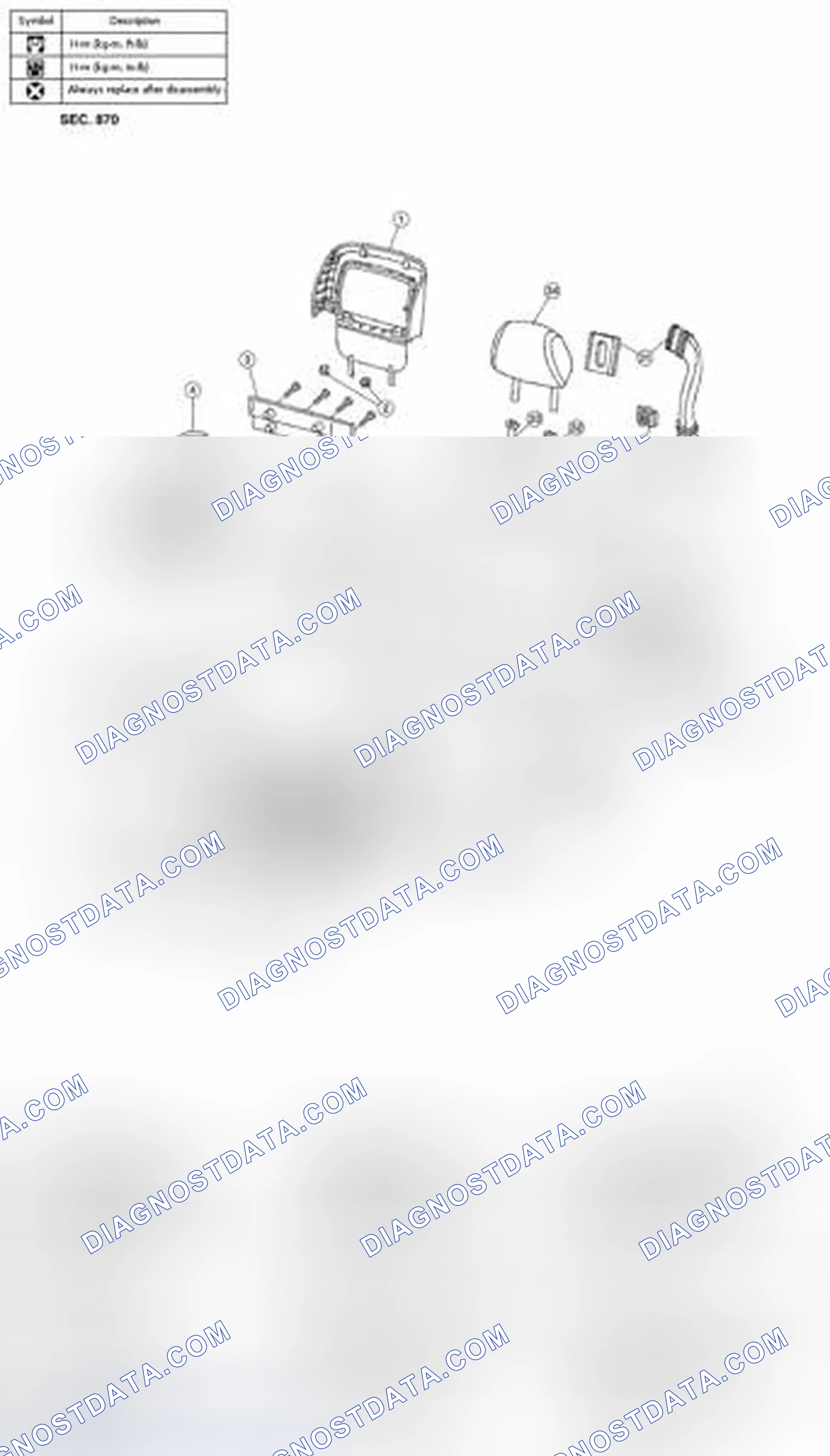Scheme 125: DRIVER SIDE : Exploded View