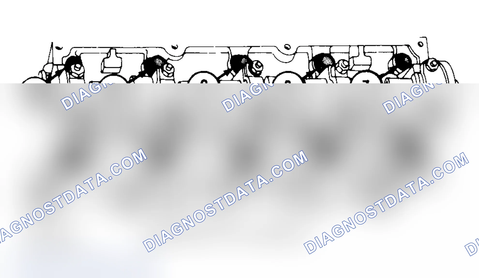Scheme 7: Typical Cylinder Head Tightening or Loosening Sequence