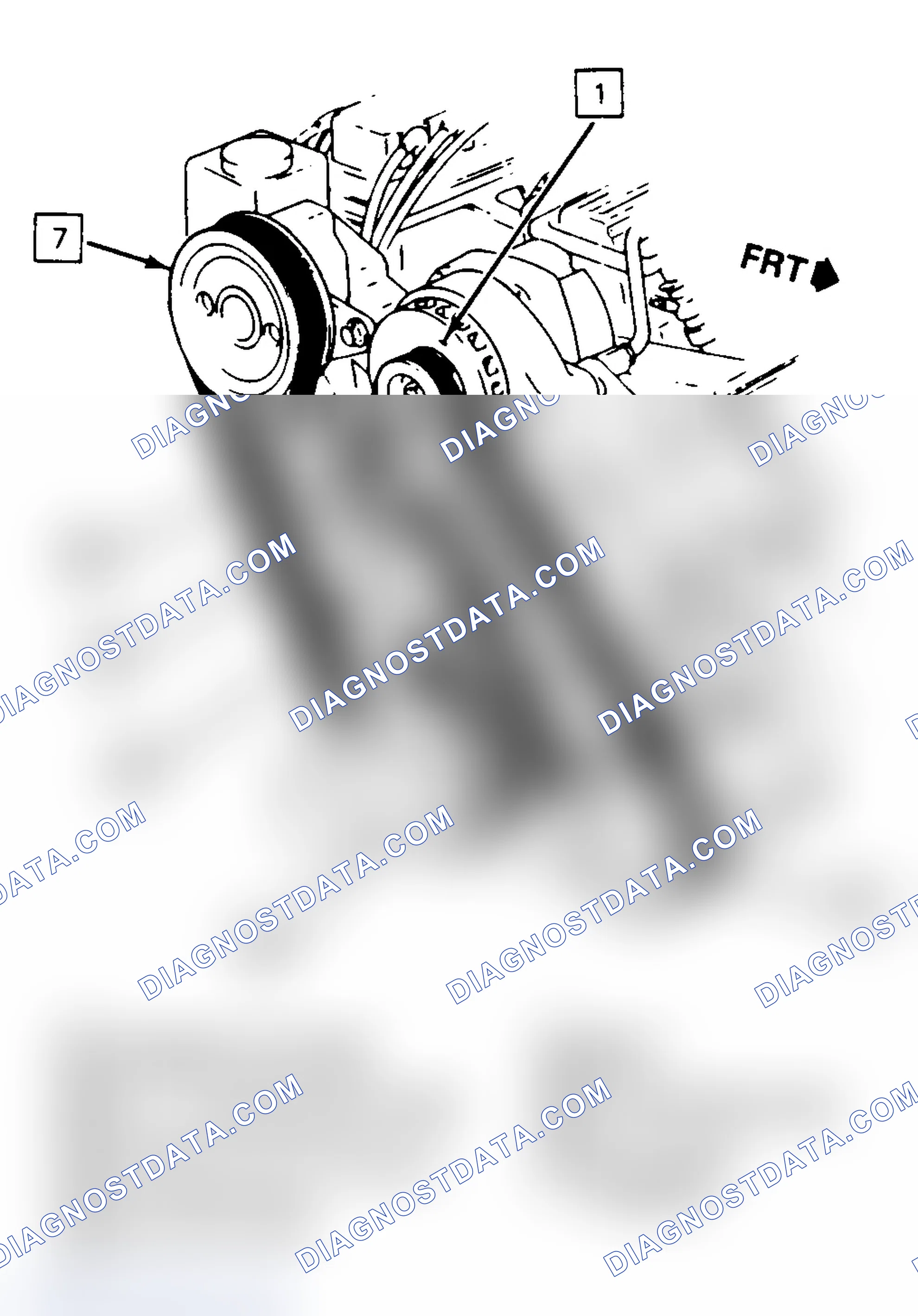 Scheme 10: Serpentine Belt Routing - 3.0L (VIN L) & 3.8L (VIN 7)