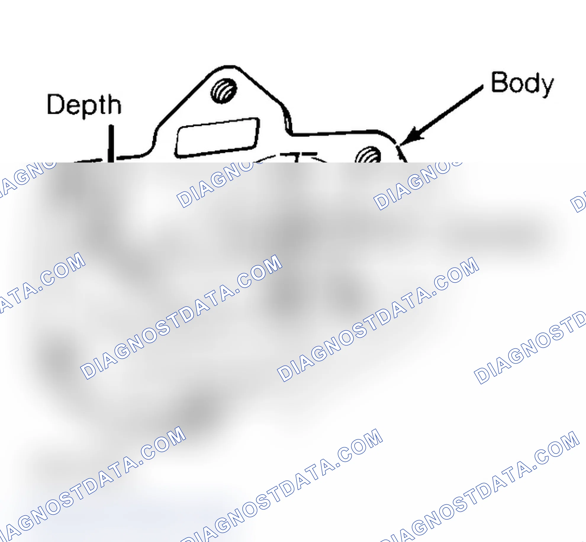 Scheme 35: Measuring Oil Pump Gear Cavity