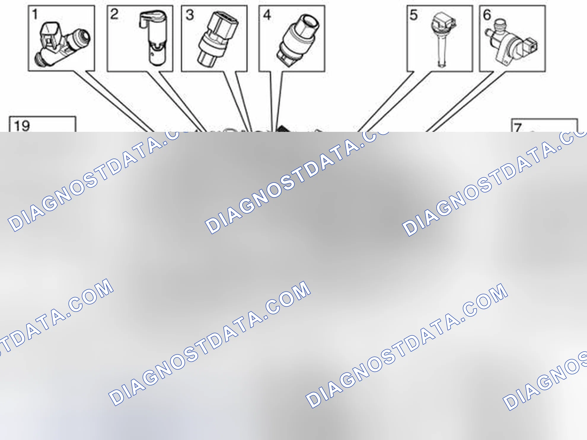Scheme 42: LOCATION OF COMPONENTS, ENGINE COMPARTMENT (2008, 2009, 2010)