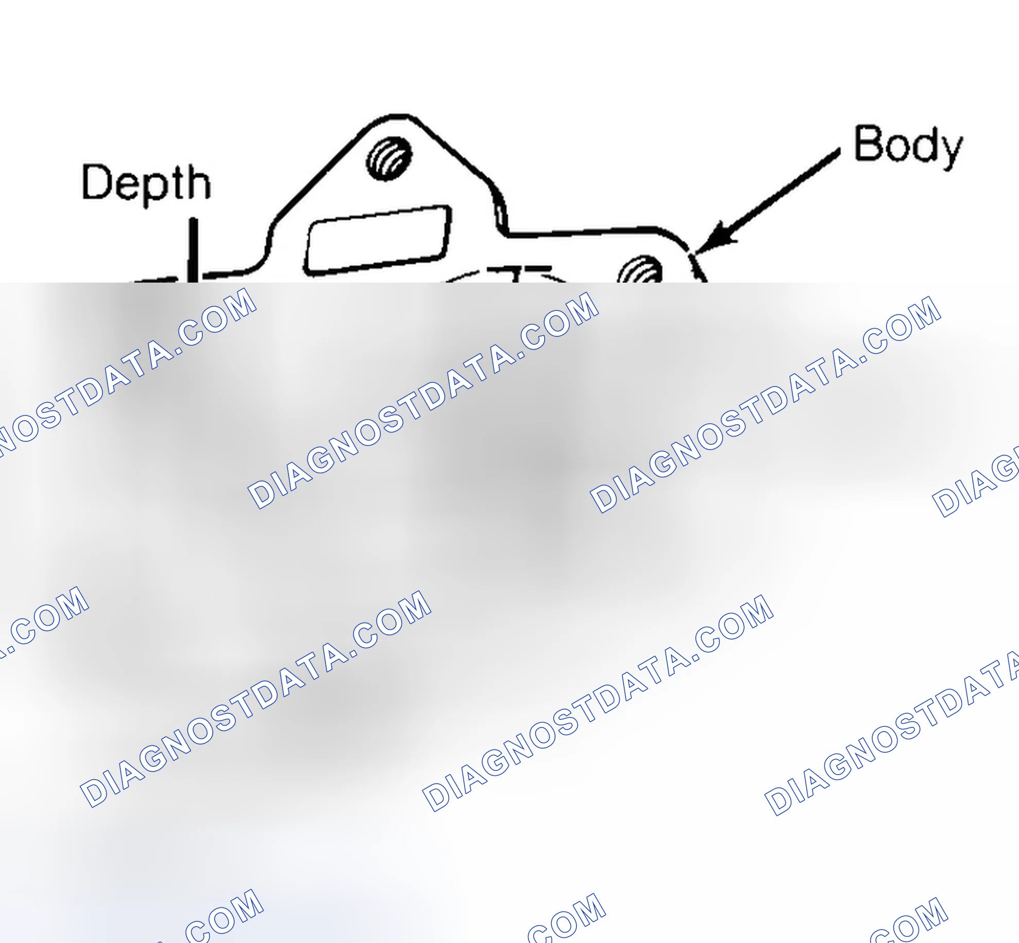 Scheme 35: Measuring Oil Pump Gear Cavity