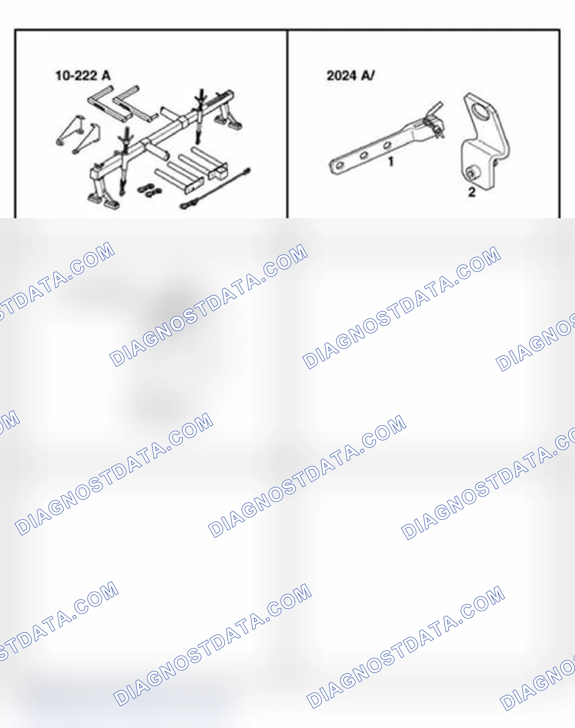 Scheme 18: Special tools and equipment