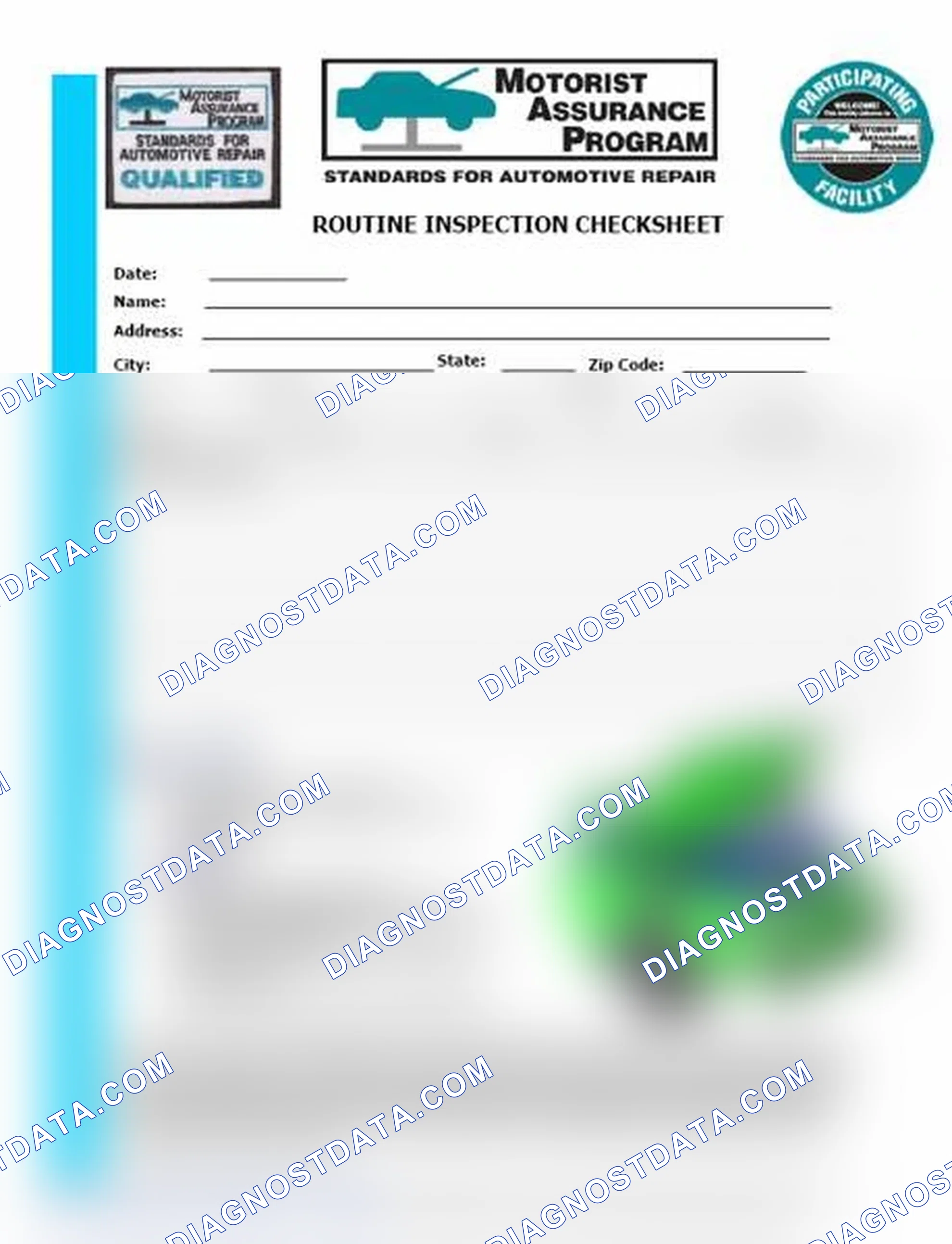 Scheme 26: Routine Inspection Checksheet (1 Of 2)
