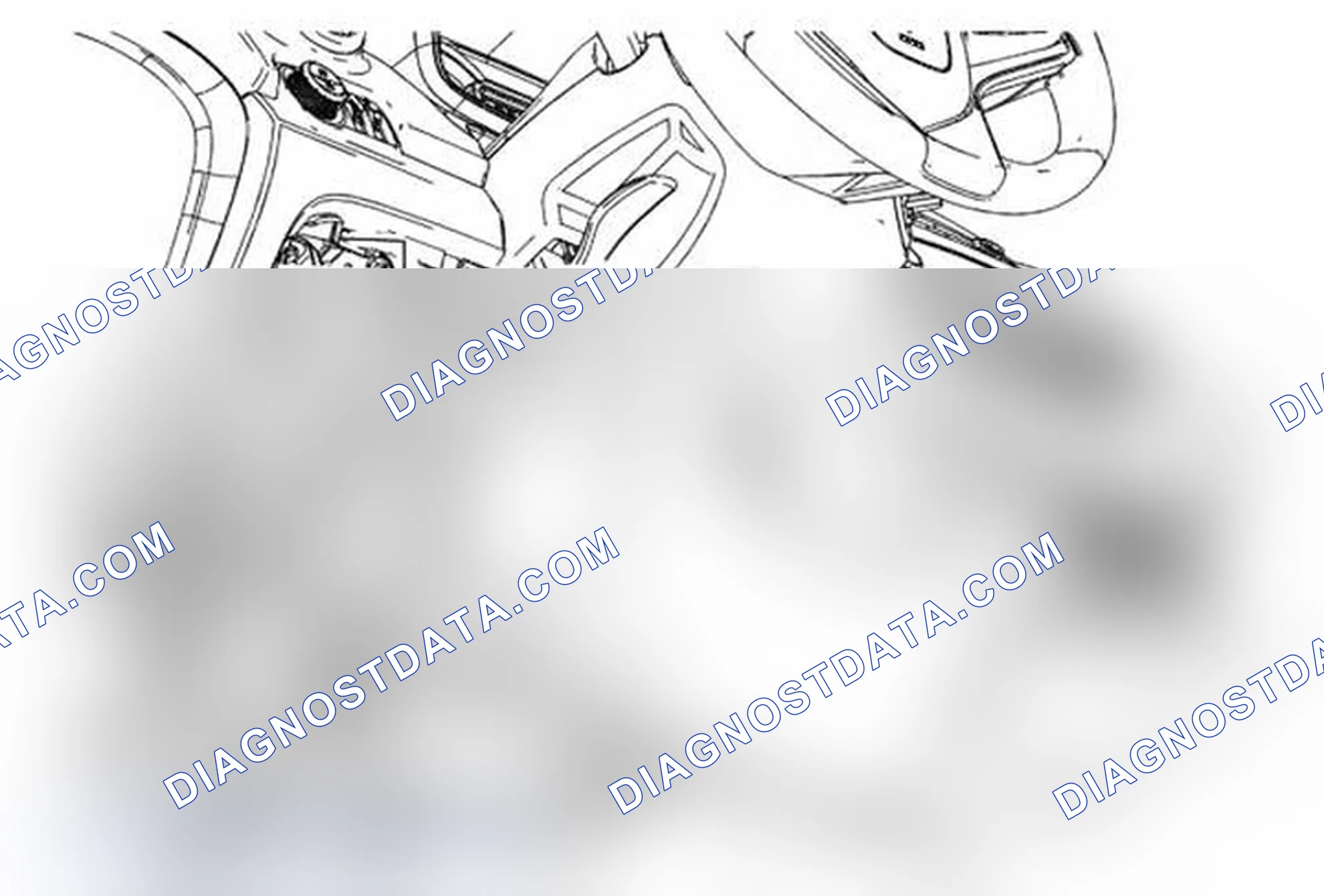 Scheme 103: Instrument Panel Knee Bolster Replacement (Trax)