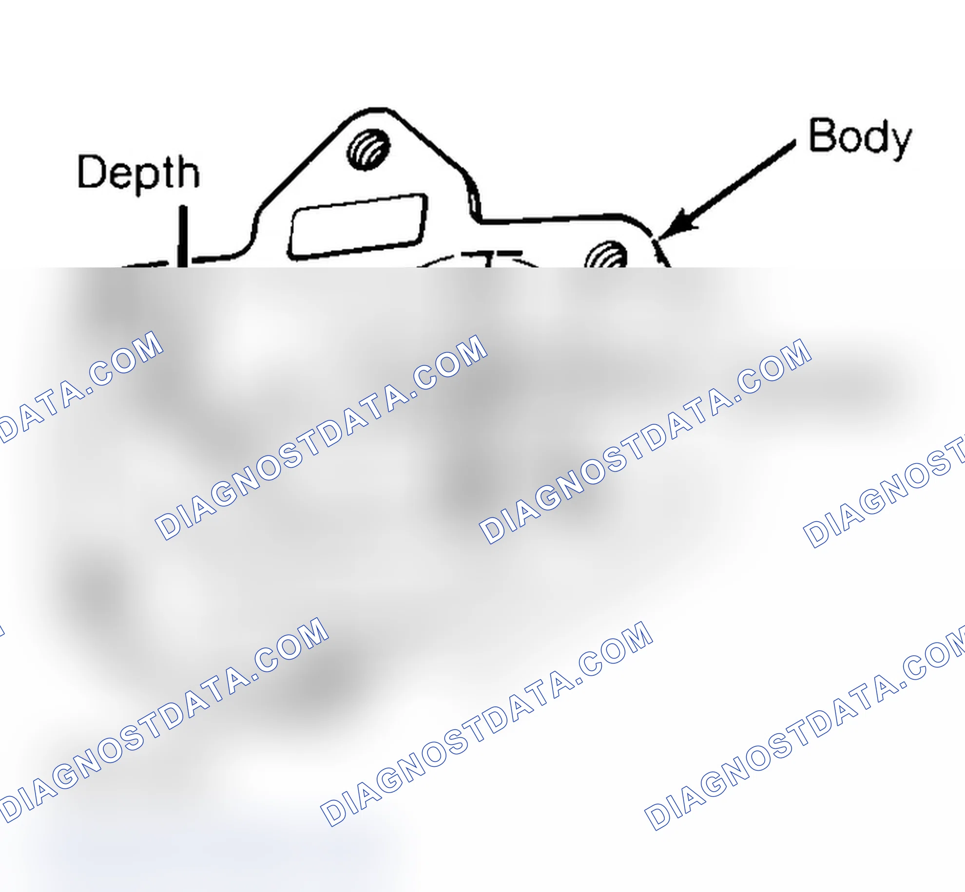 Scheme 35: Measuring Oil Pump Gear Cavity