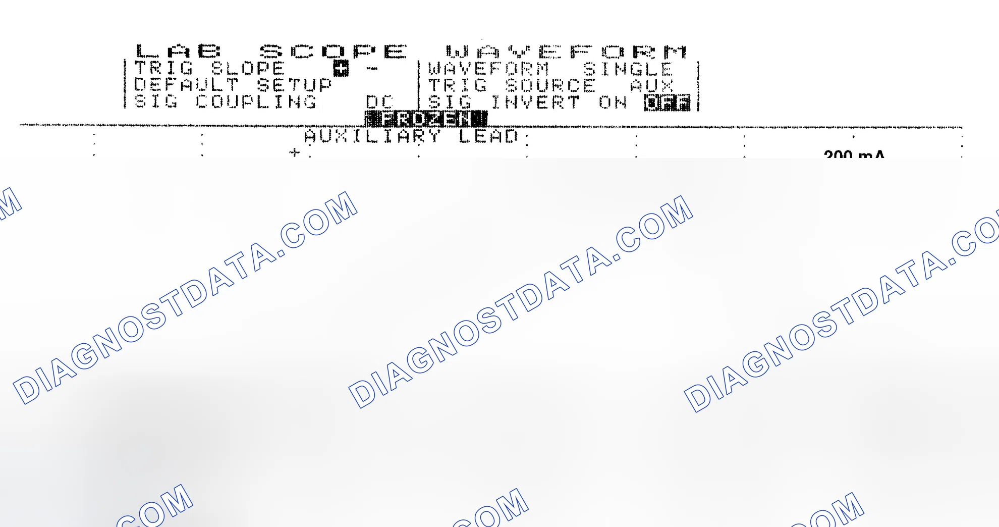 Scheme 13: Single Injector w/Normal Current Flow - Current Pattern