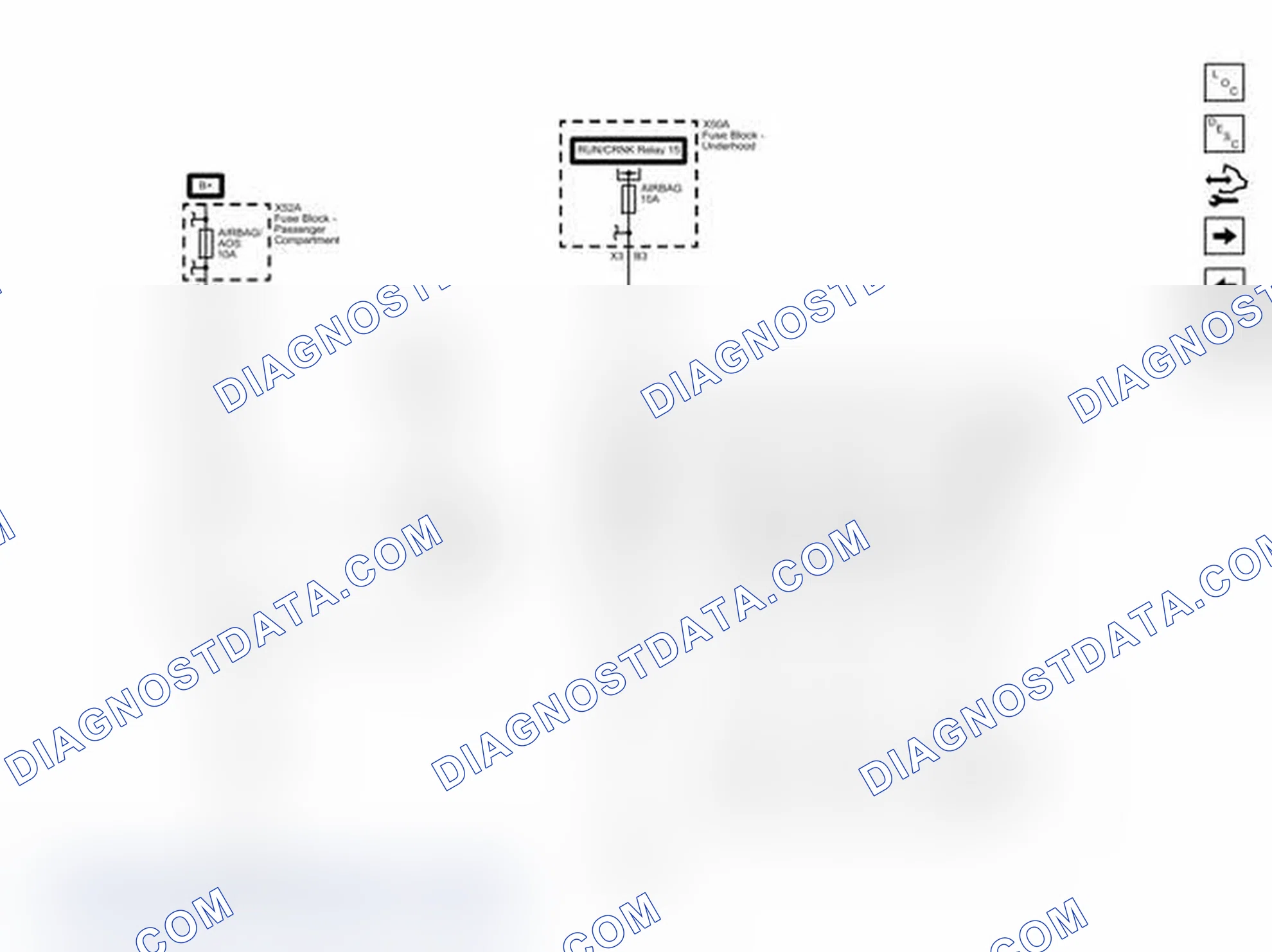Scheme 3: Passenger Presence System Light Duty (without C99 without YF7) Wiring Schematics