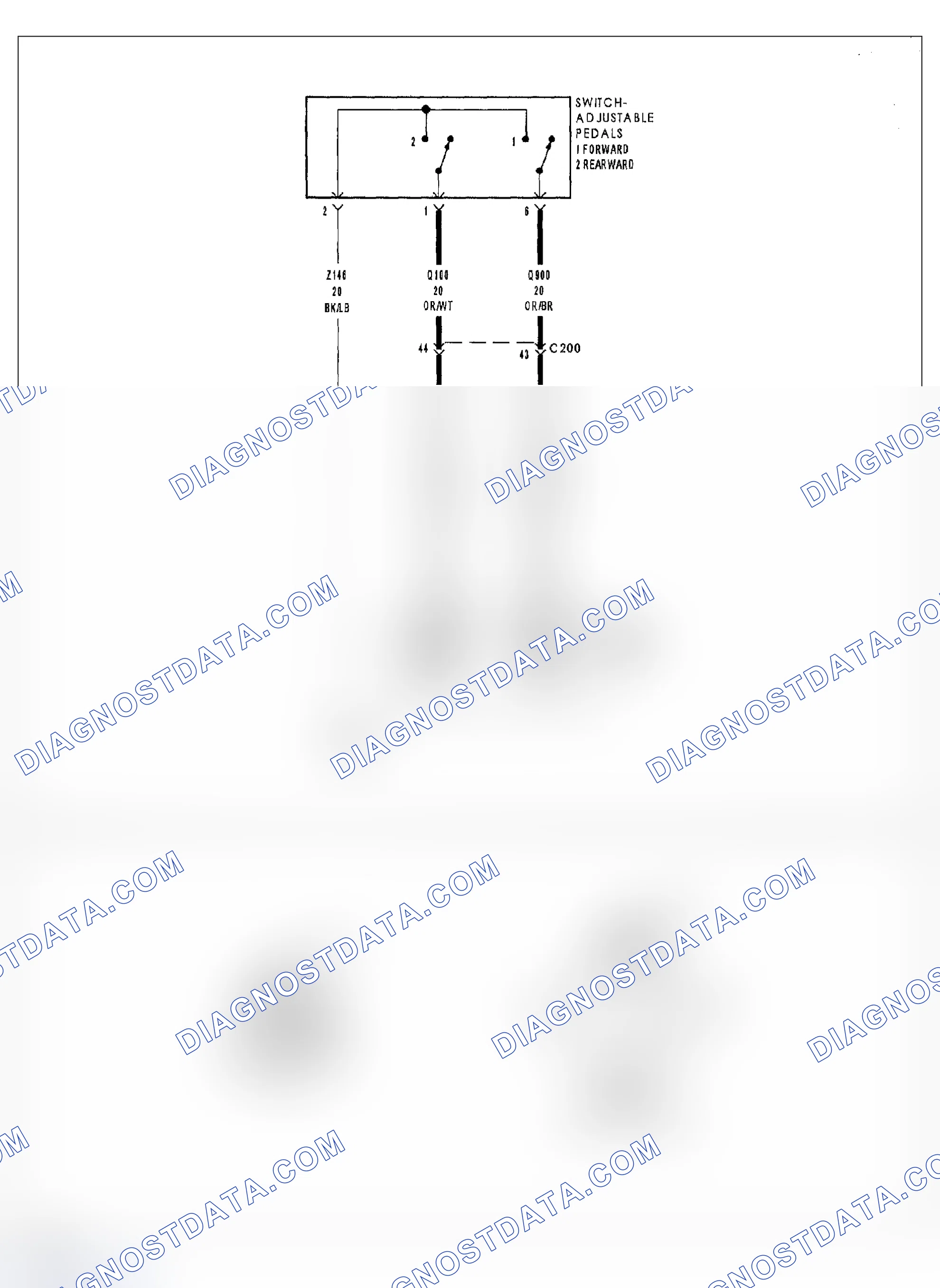 Scheme 22: B1D5B-ADJUSTABLE PEDAL SWITCH CIRCUIT PERFORMANCE