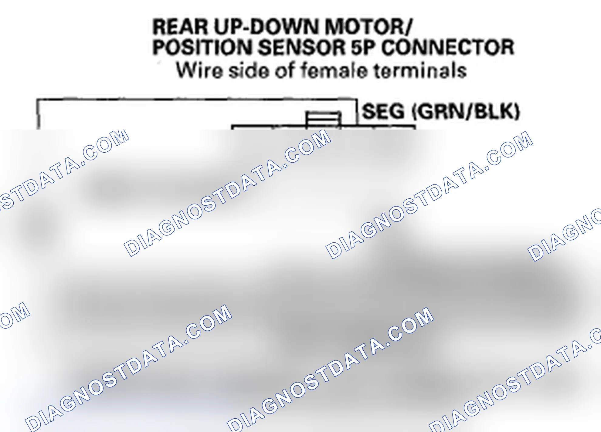 Scheme 28: DTC B1827: Power Seat Rear Up-down Motor Pulse Error