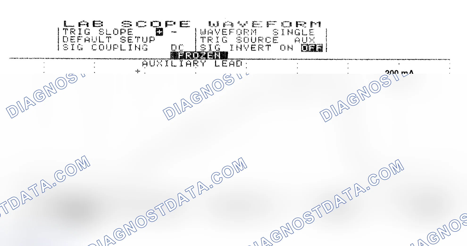 Scheme 13: Single Injector w/Normal Current Flow - Current Pattern