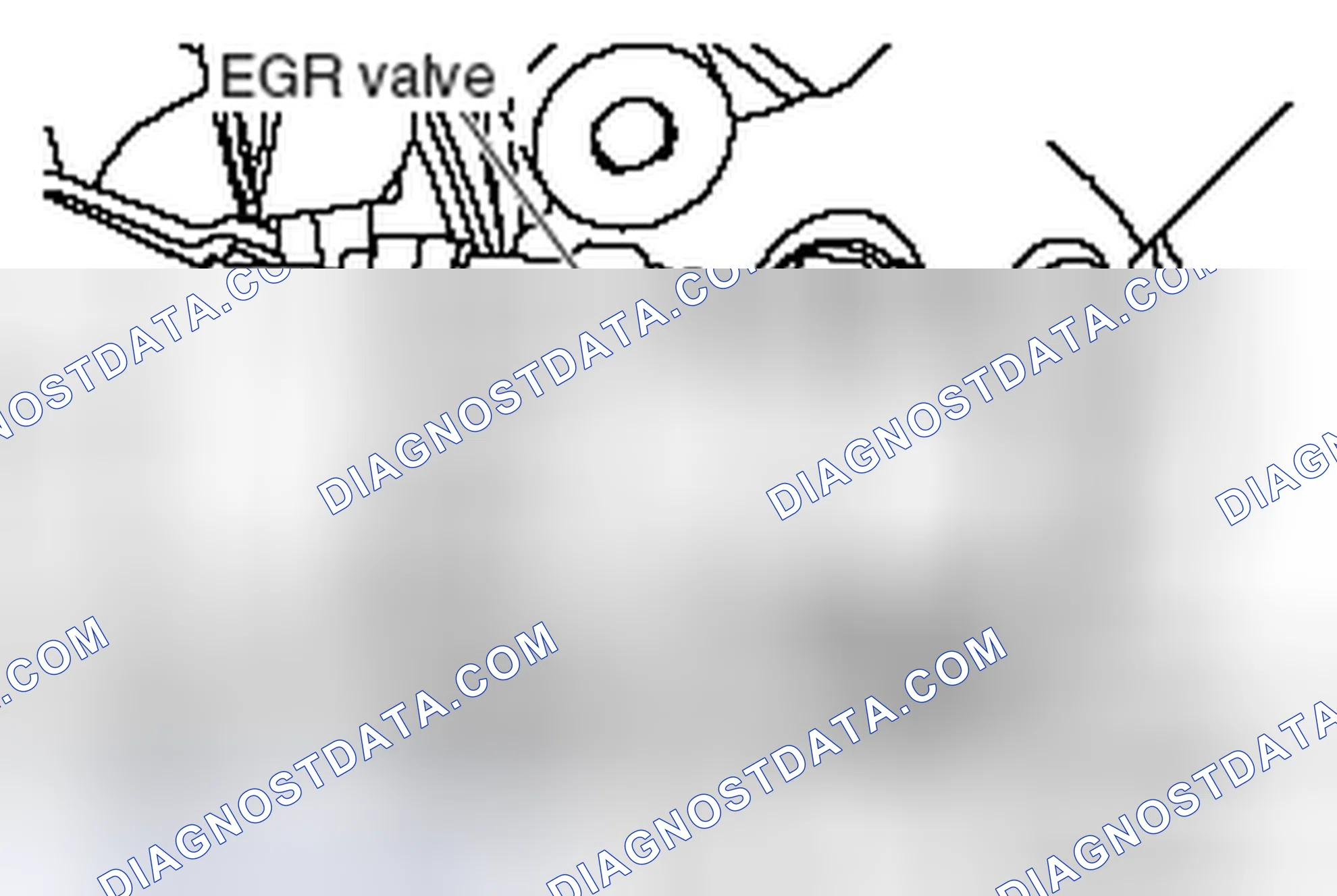 Scheme 23: >> B << EGR VALVE GASKET INSTALLATION