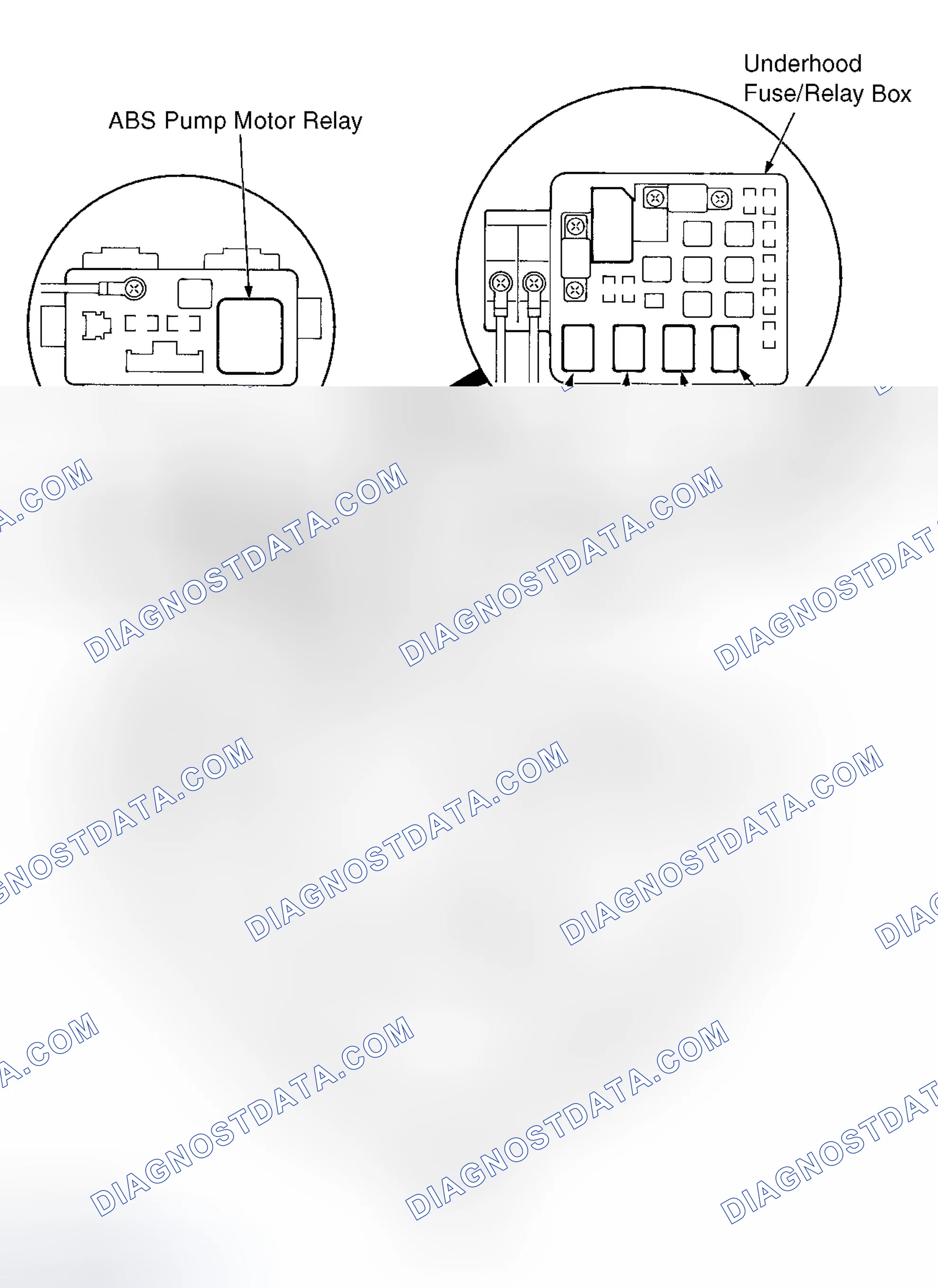Scheme 2: Locating Underhood Fuse/Relay Box