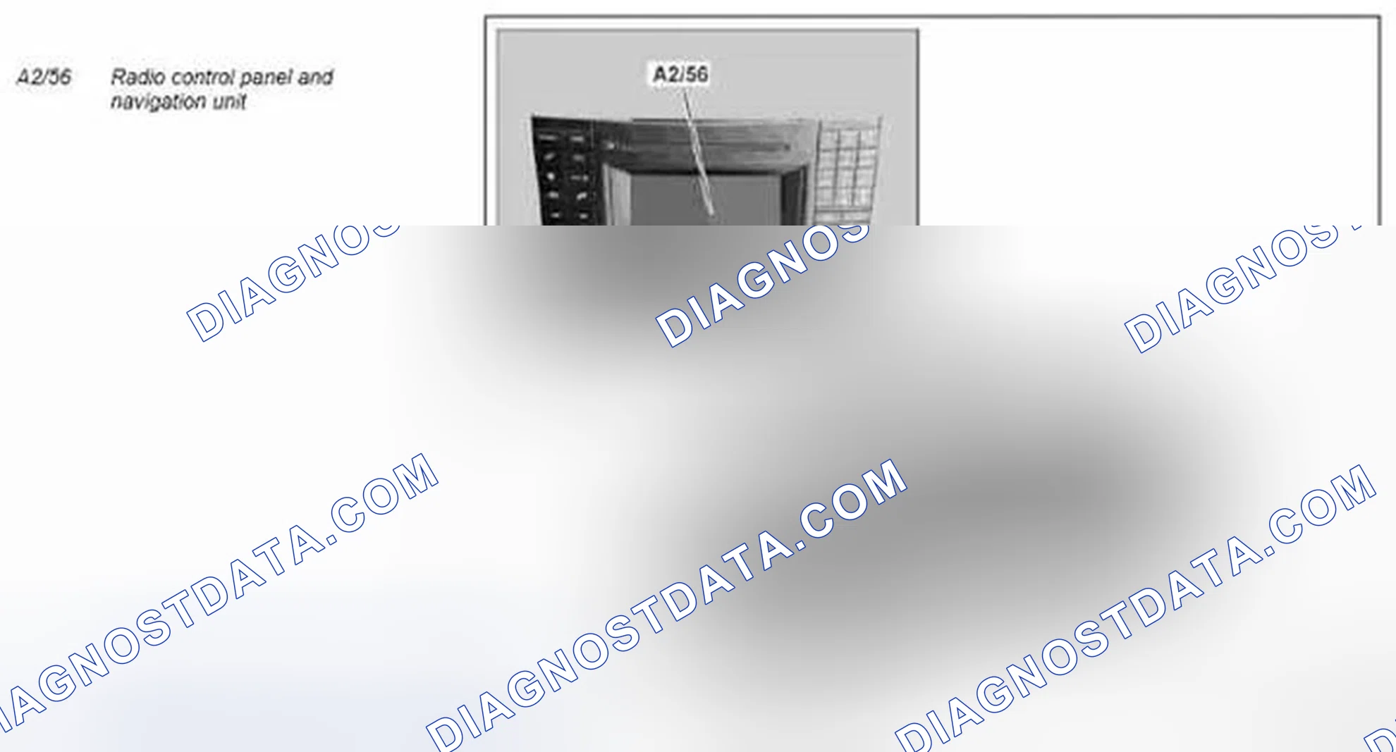 Scheme 279: Radio/navigation unit, component description - GF82.61-P-4111TM