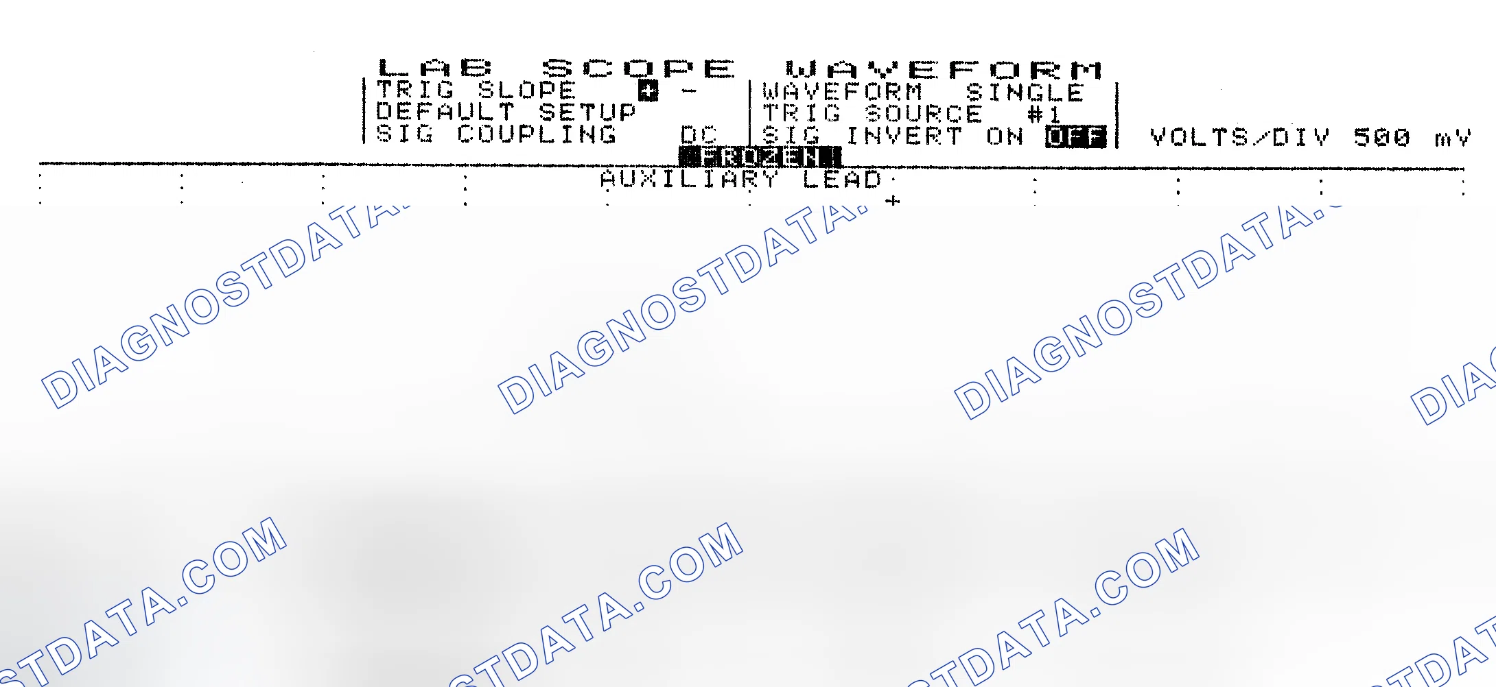 Scheme 10: Single Injector w/Excessive Current Flow - Current Pattern