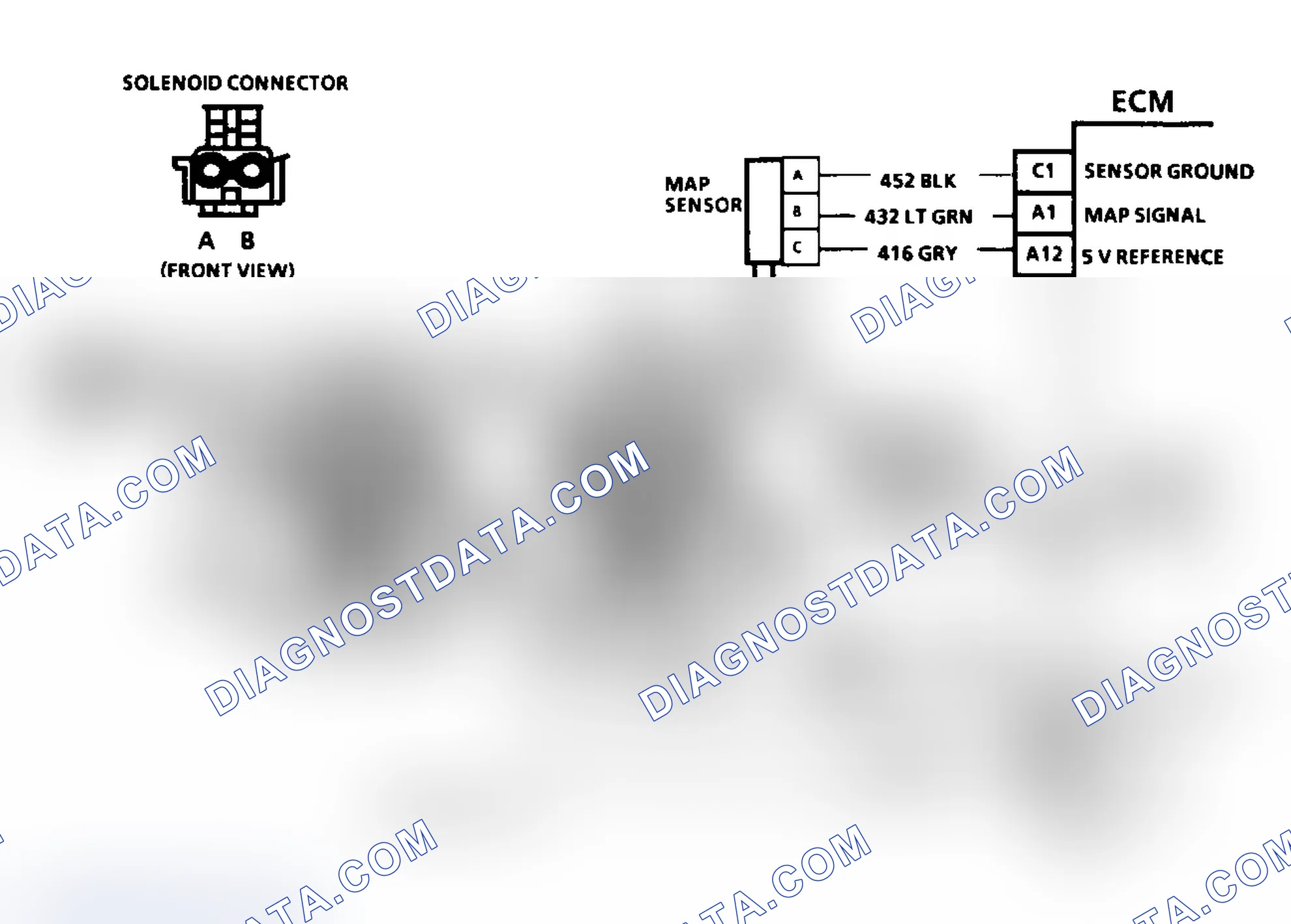 Scheme 45: Code 31: Circuit Diagram MAP Sensor Signal Voltage Low