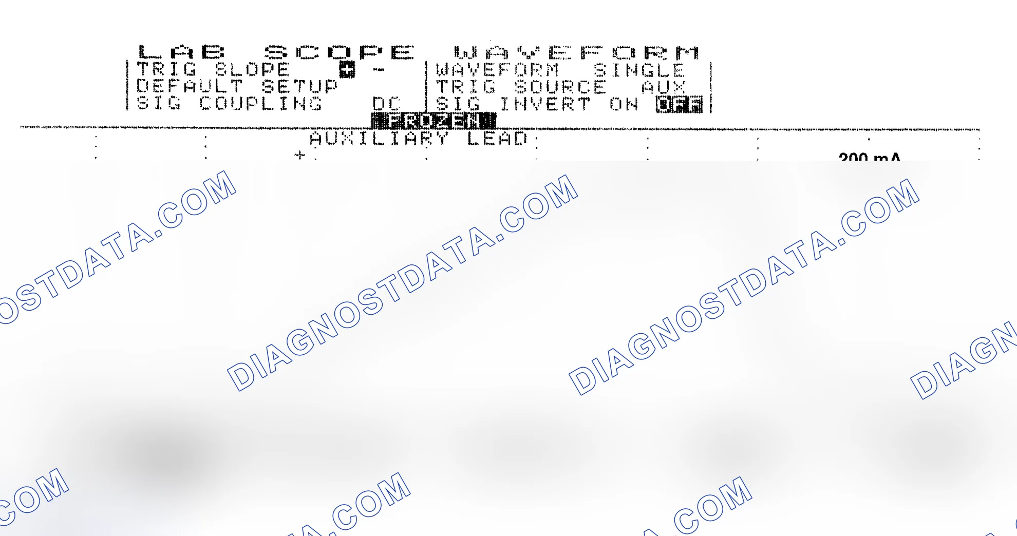 Scheme 13: Single Injector w/Normal Current Flow - Current Pattern