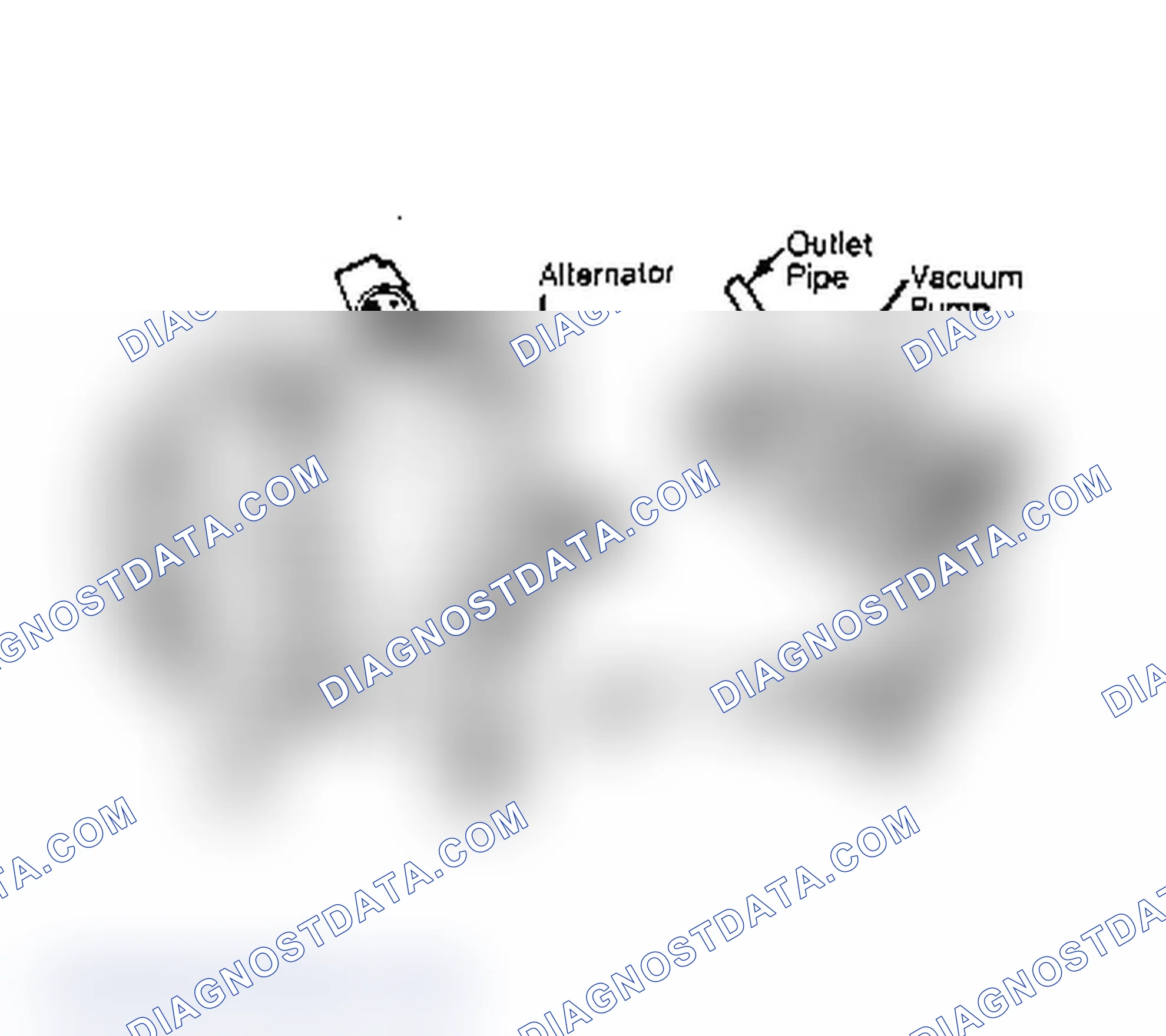 Scheme 90: Alternator-Driven Vacuum Pump Mounting