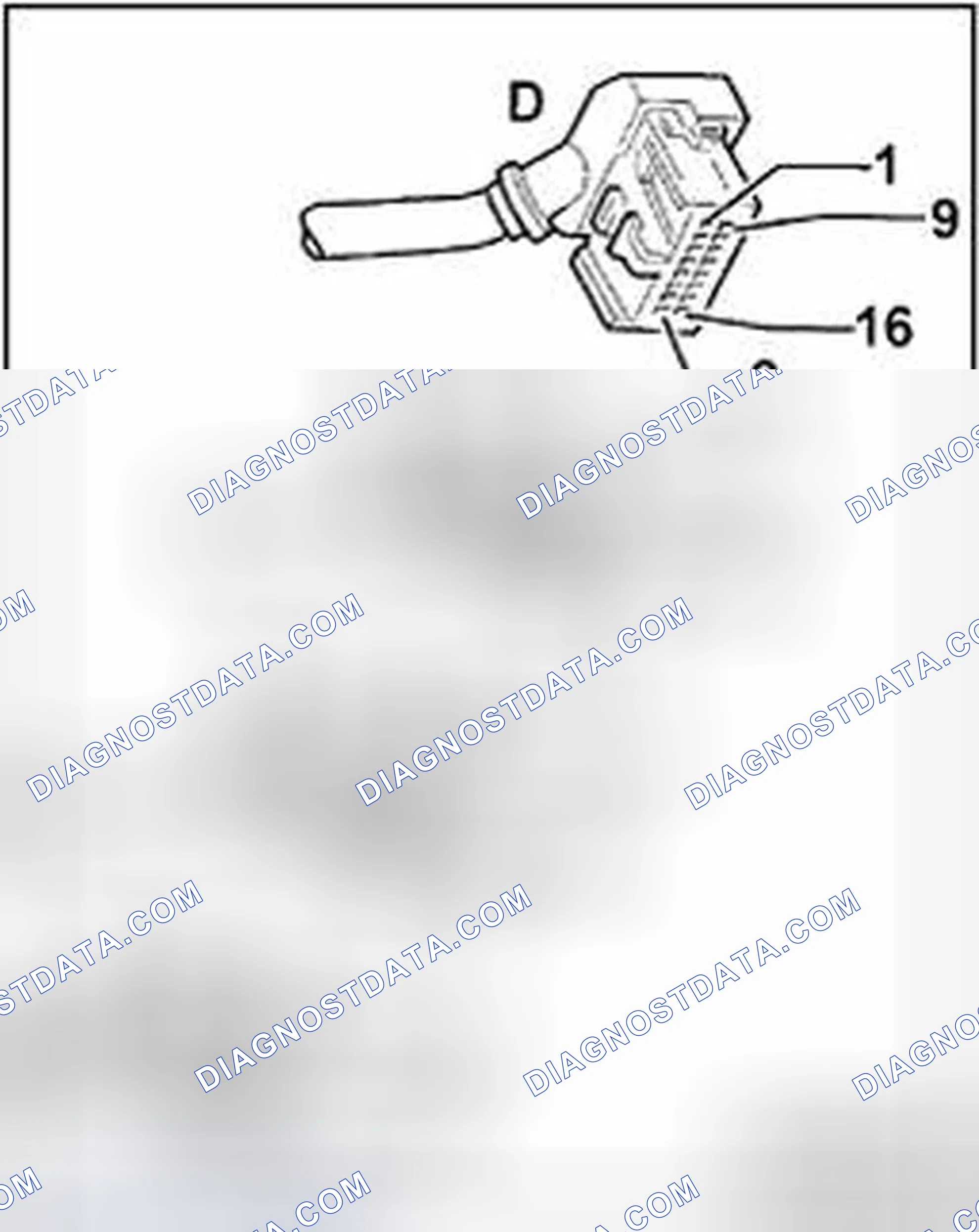Scheme 2: A/C Control Head -E87-, electrical testing