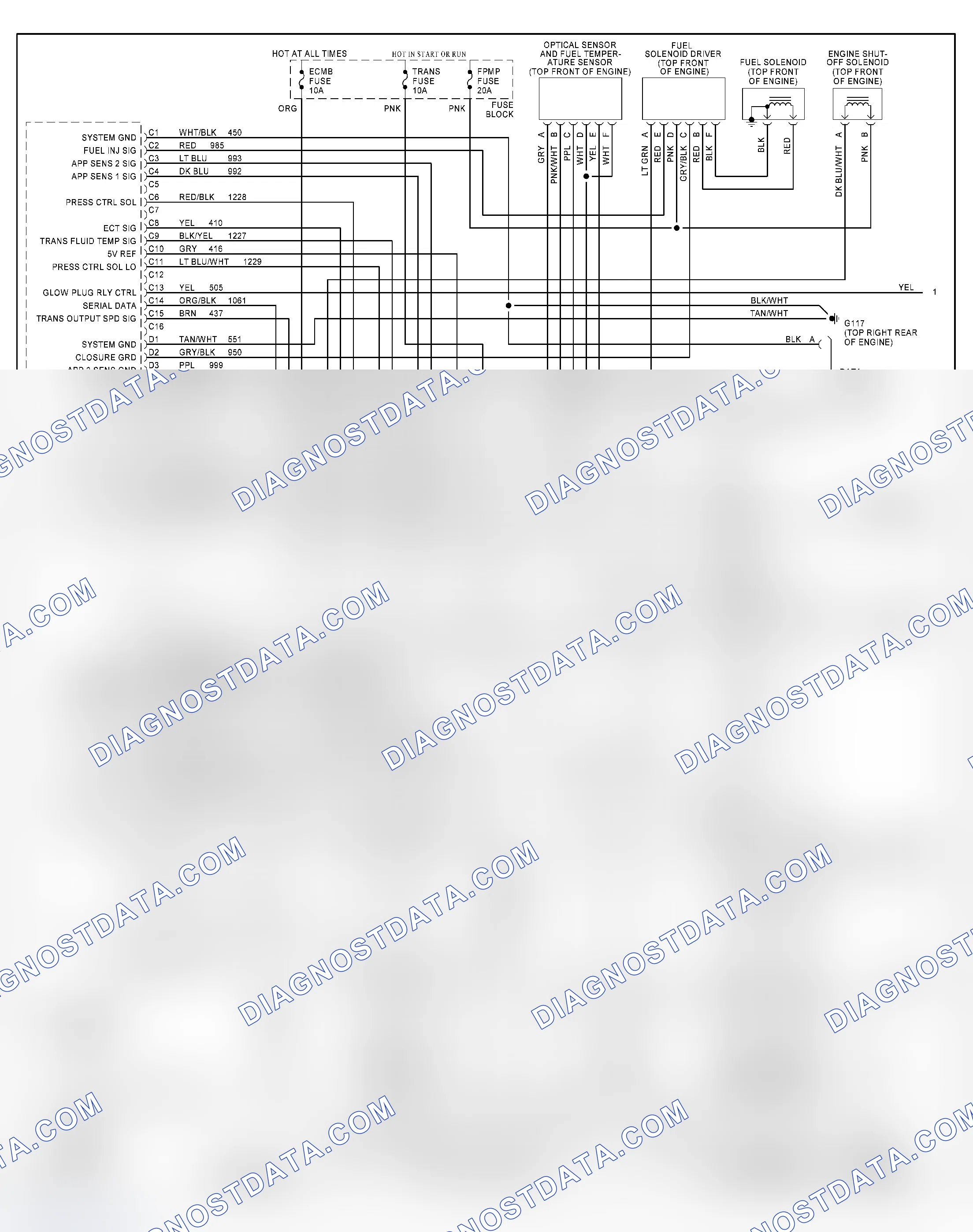 Scheme 270: Wiring Diagram (Van - VIN P With 4L60-E - 1 Of 2)