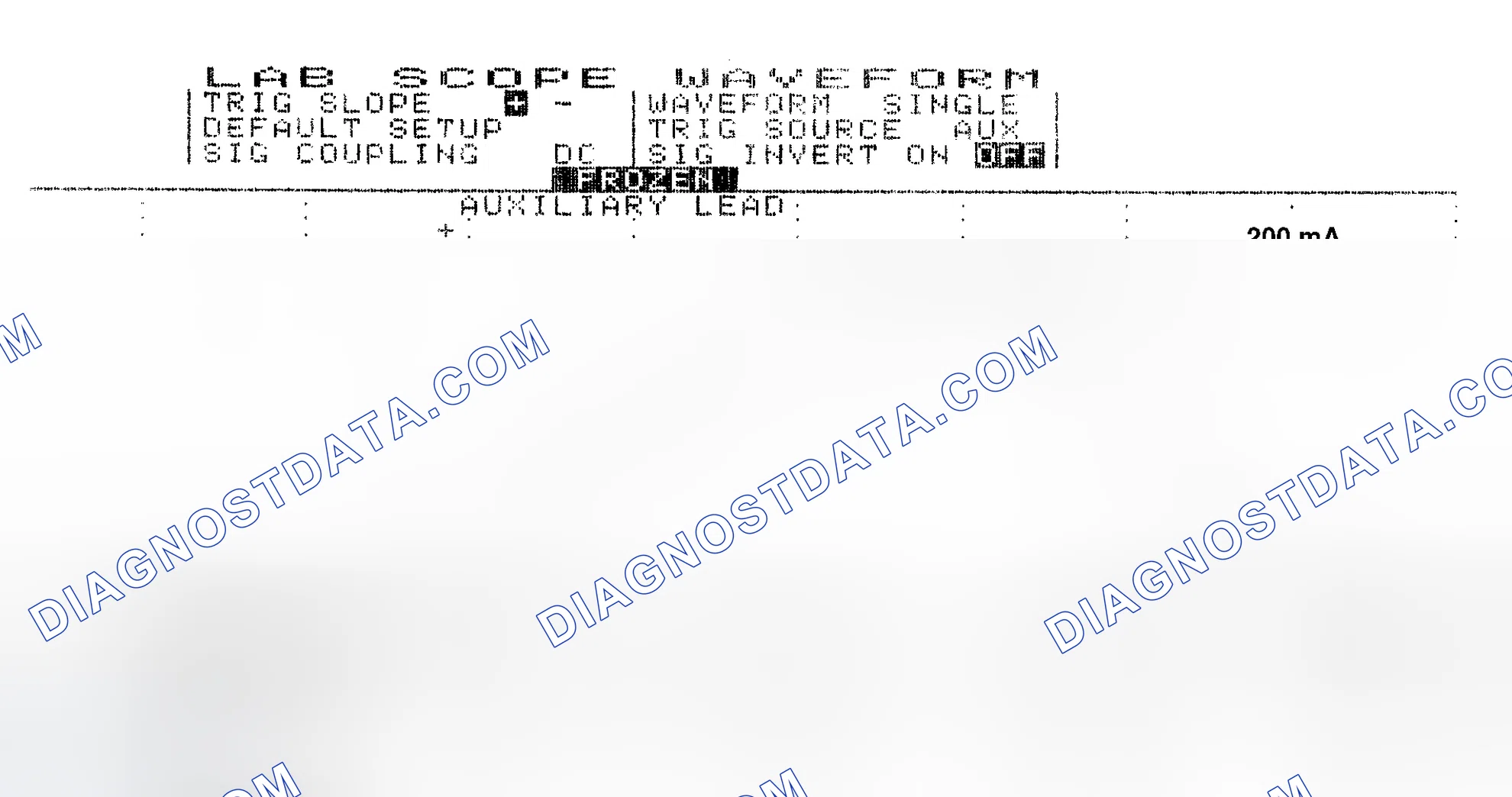 Scheme 13: Single Injector w/Normal Current Flow - Current Pattern