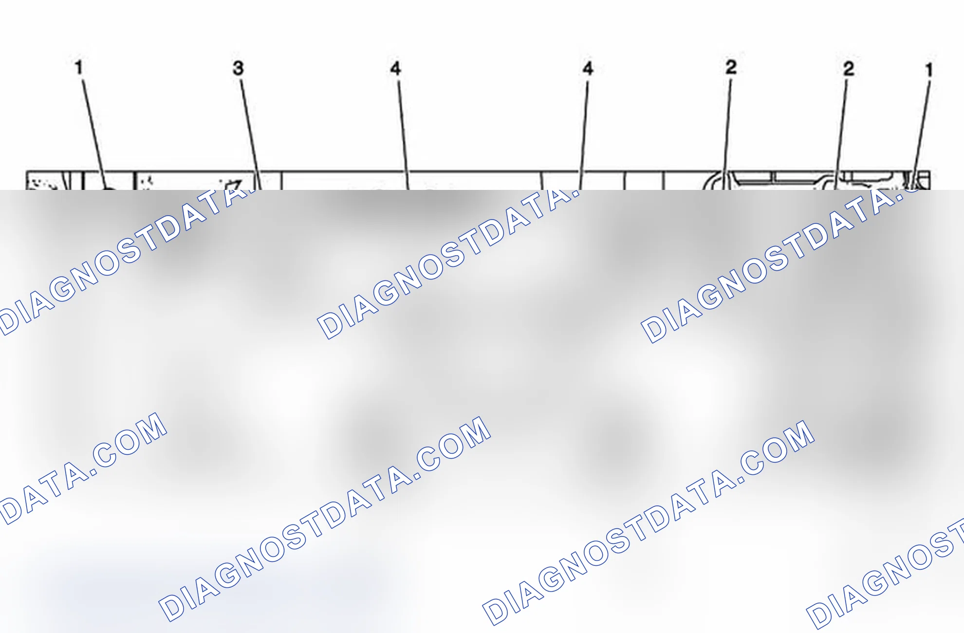 Scheme 134: Right Cylinder Head Exhaust Face (LF1)