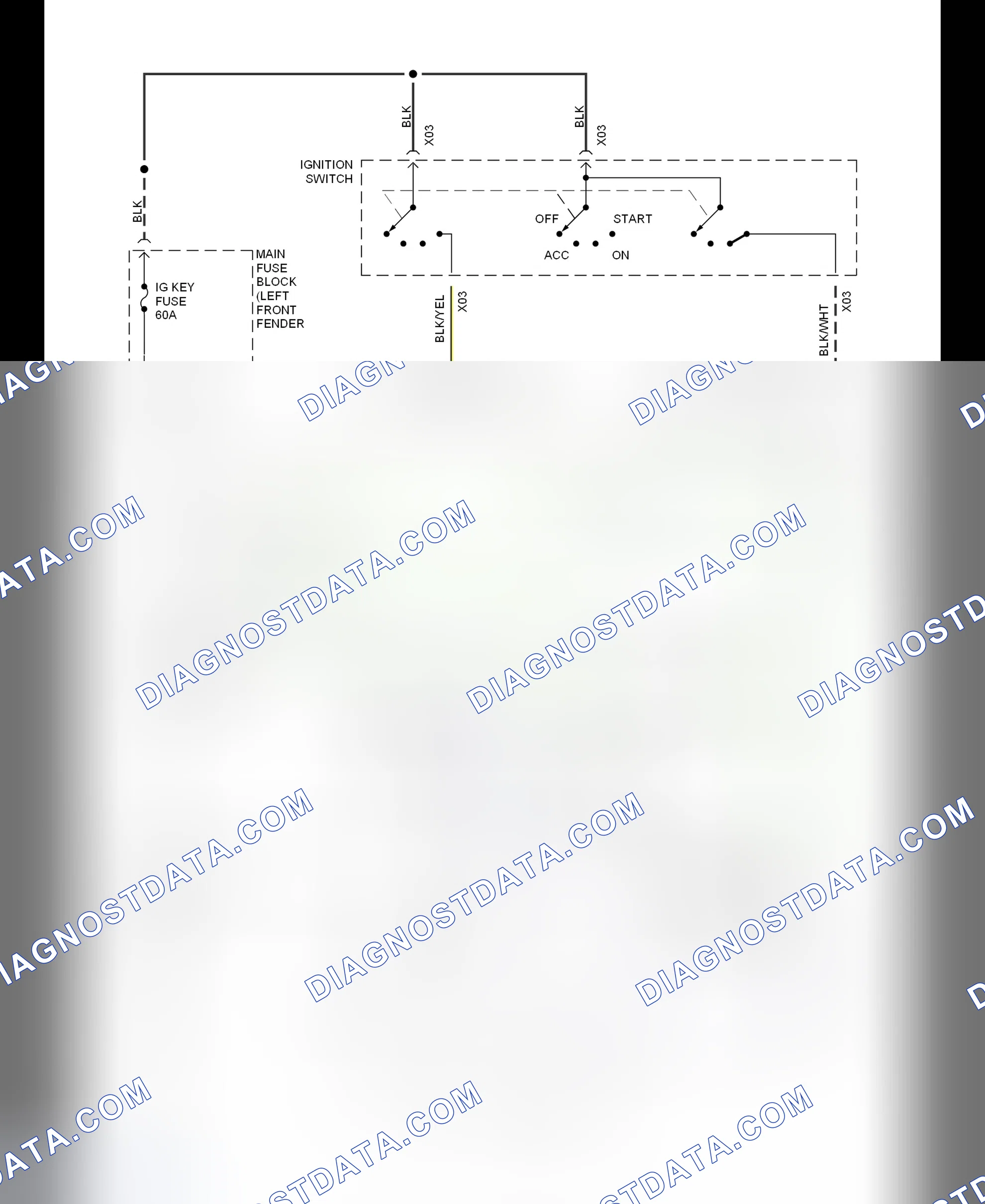Scheme 2: Starting System Wiring Diagram (626 2.0L M/T)