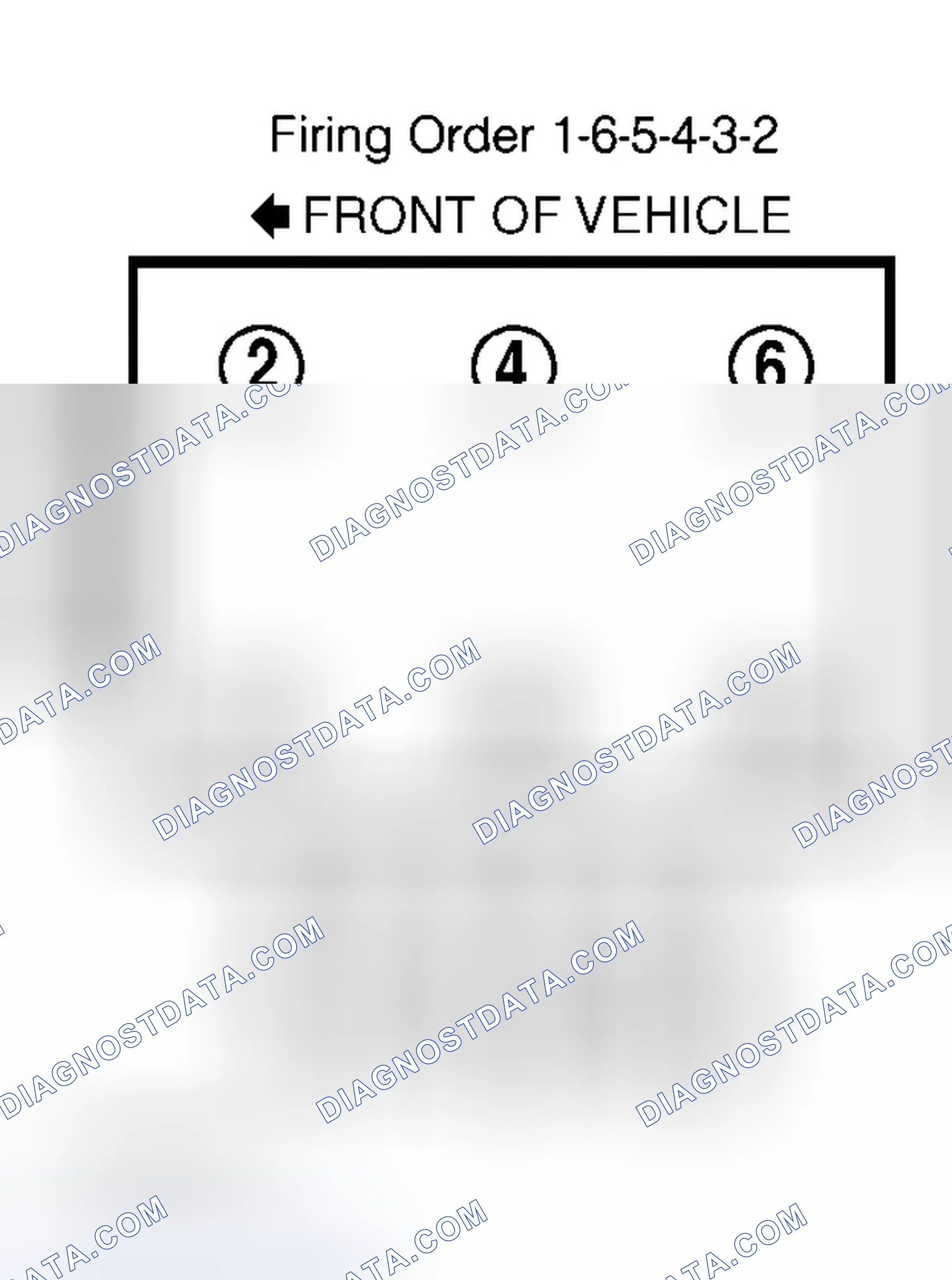 Scheme 5: Firing Order (3.8L - "F" Body)