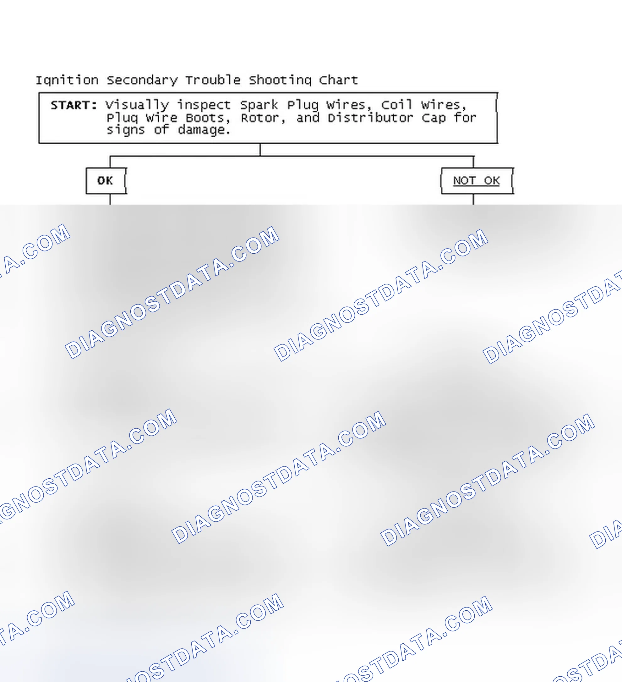 Scheme 1: Ignition Secondary Trouble Shooting Chart