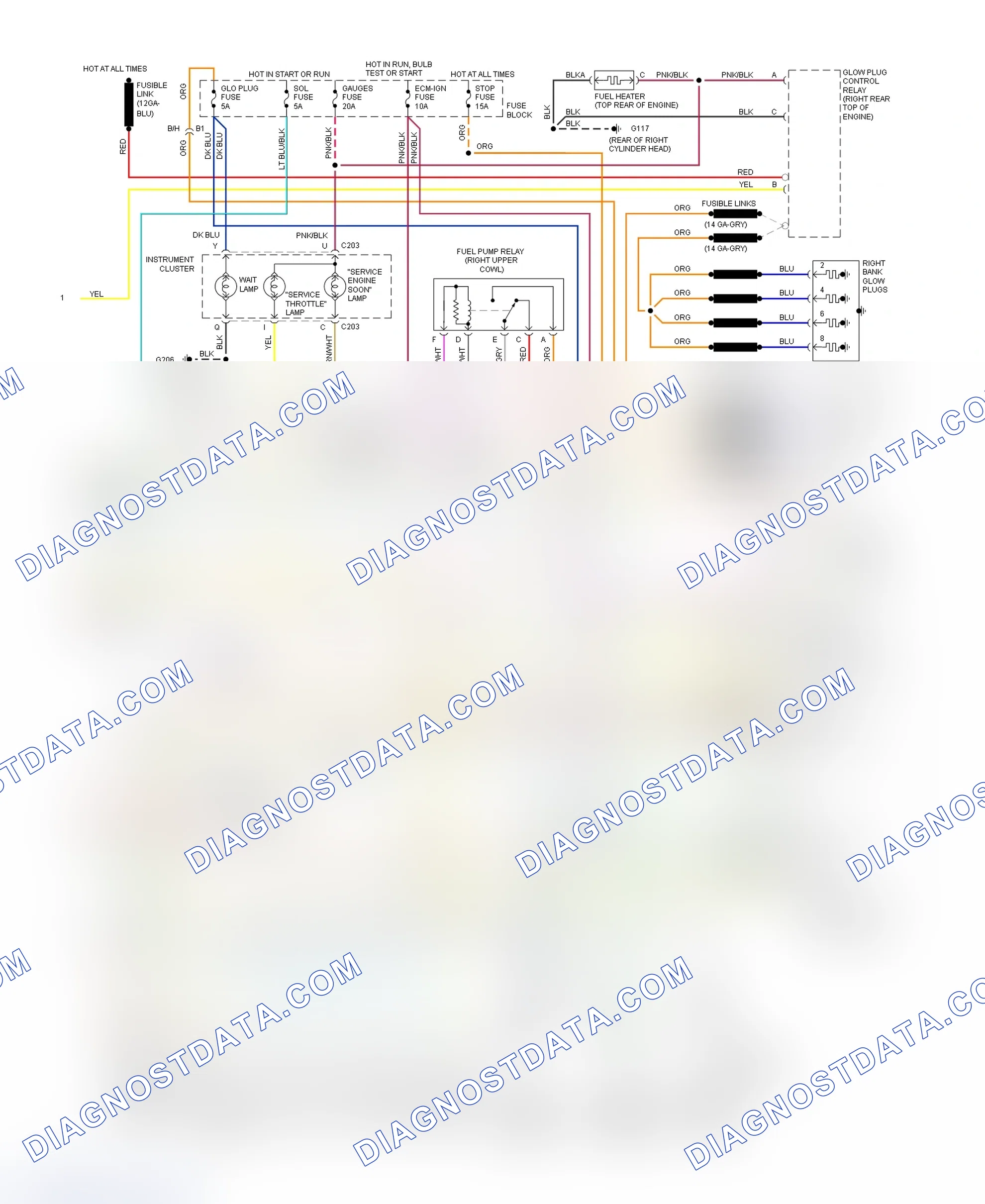 Scheme 253: Wiring Diagram For Blazer, Pickup, Sierra, Suburban & Yukon With 4L60-E (2 Of 2)