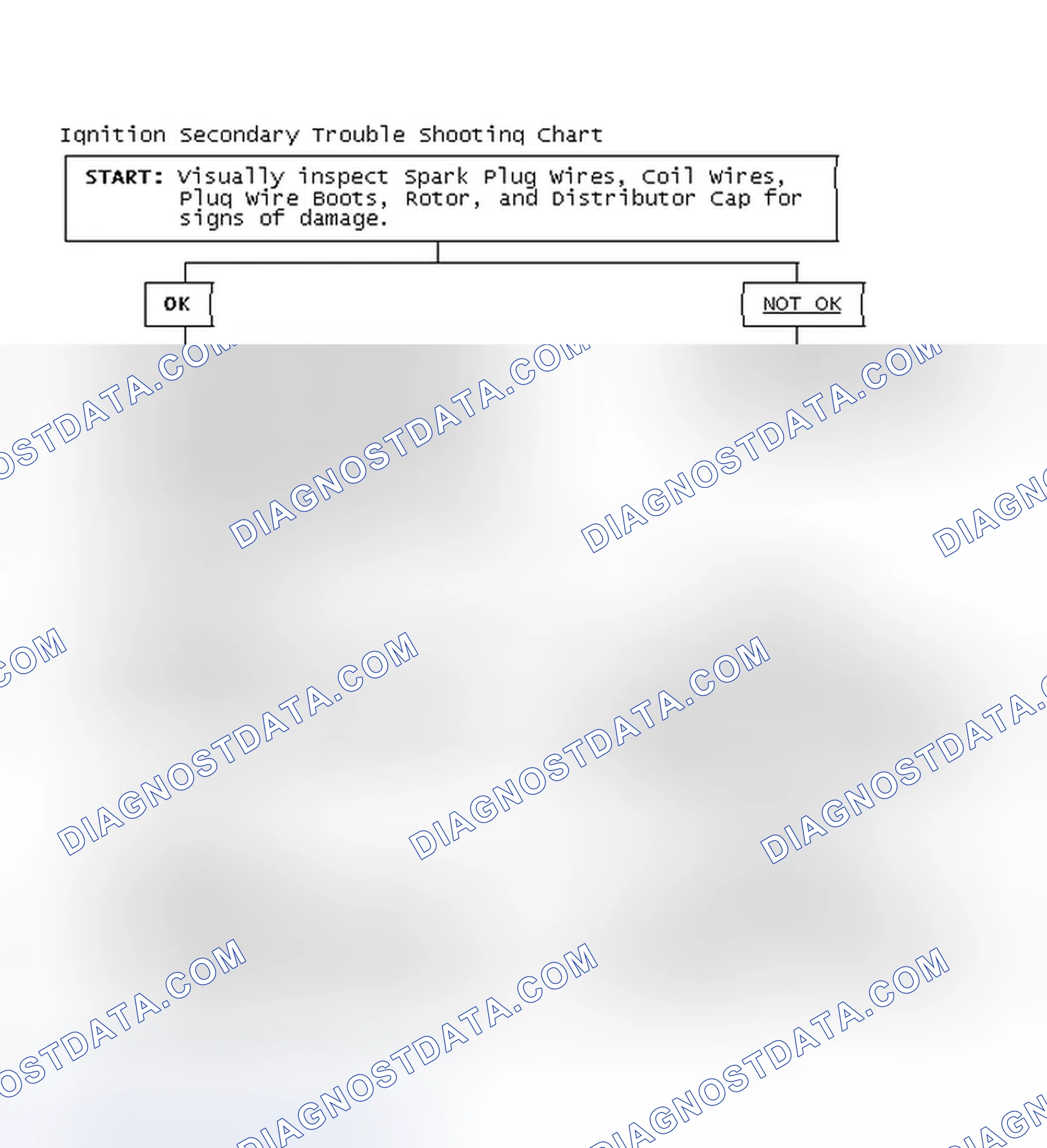 Scheme 1: Ignition Secondary Trouble Shooting Chart