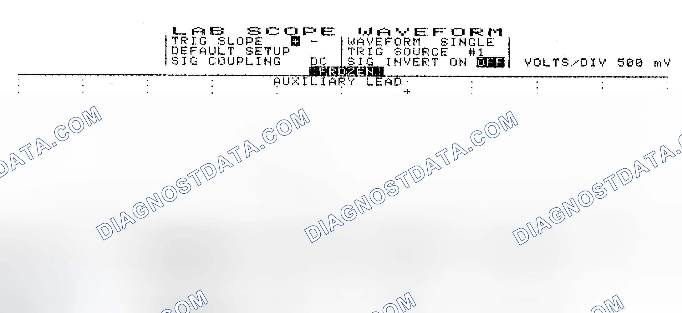 Scheme 10: Single Injector w/Excessive Current Flow - Current Pattern