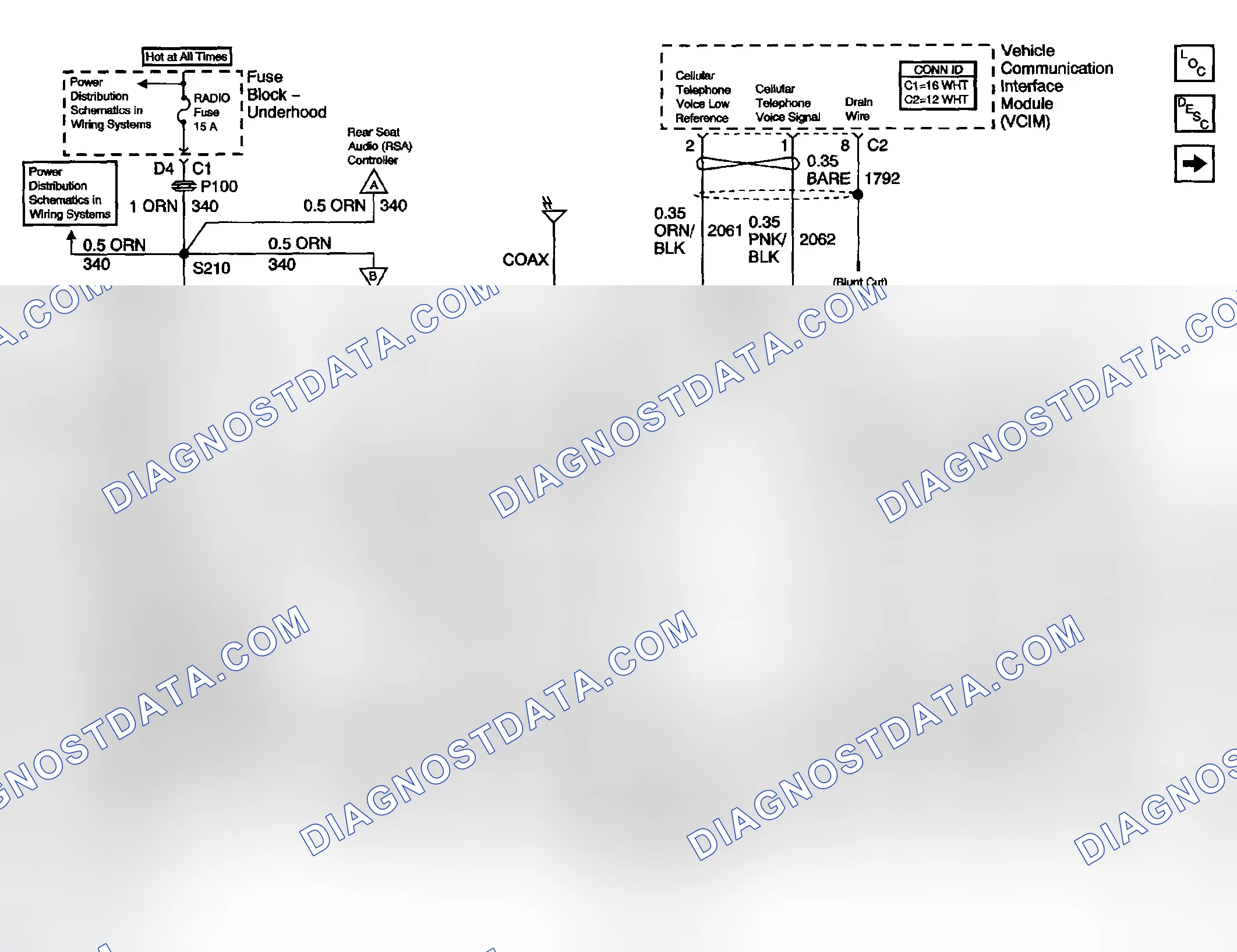 Scheme 11: Radio/Audio System Schematics (UQ7 W/Y91)