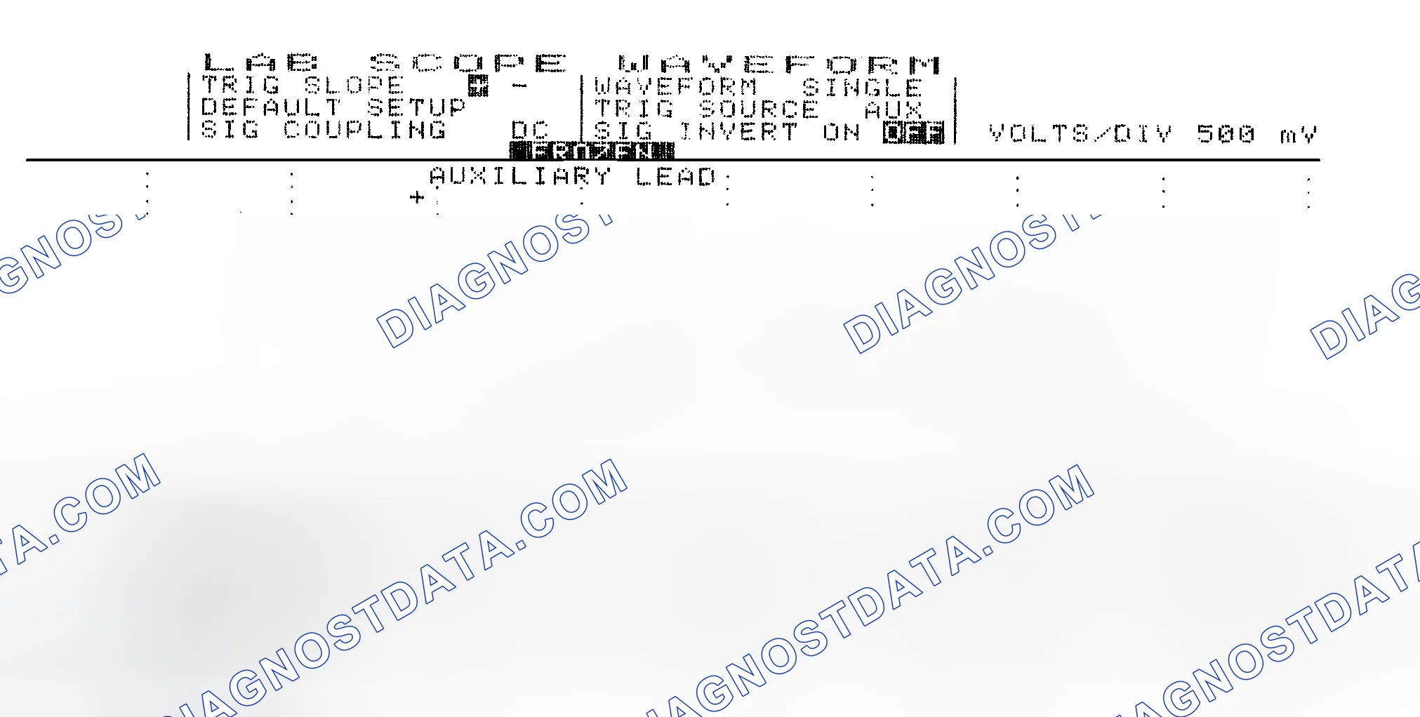 Scheme 14: Single Injector w/Excessive Current Flow - Current Pattern