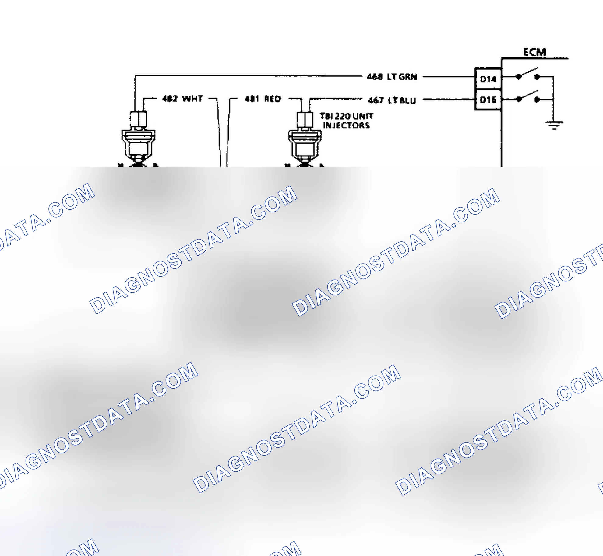 Scheme 9: HEI Ignition & Injector Circuits (2.8L, 4.3L TBI, 5.0L, 5.7L & 7.4L Without 4L80-E Transmission)