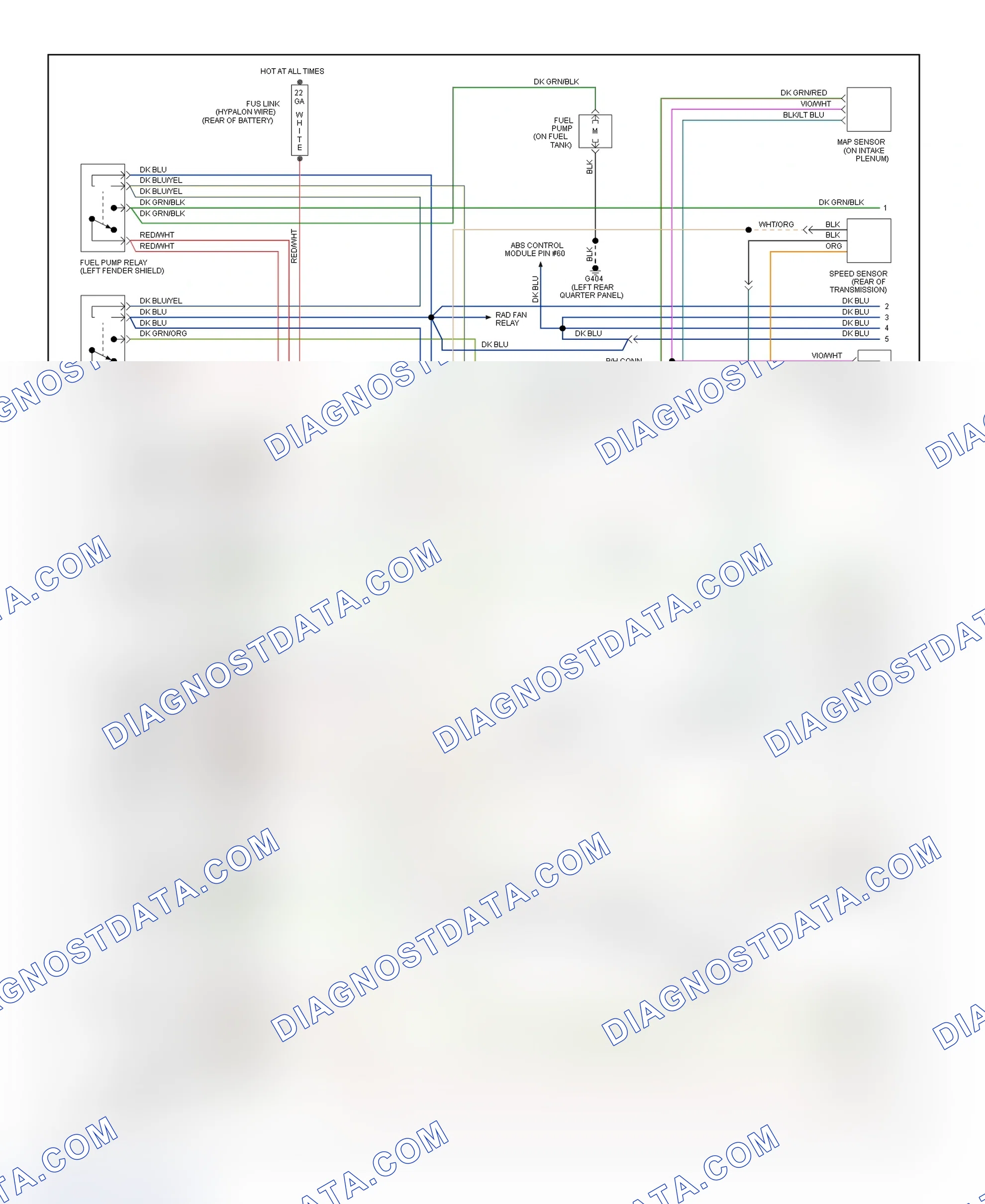 Scheme 10: PCM Wiring Diagram Acclaim, LeBaron Sedan & Spirit 3.0L - (1 Of 2)